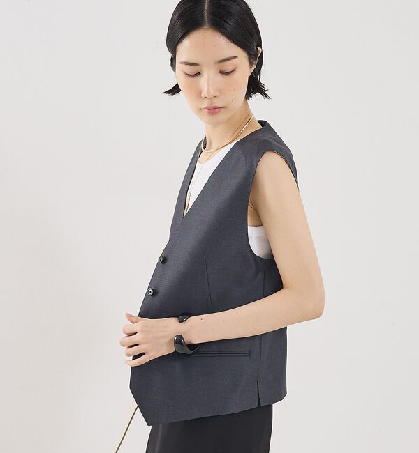 The Store by C' 「【COCUCA】ノースリーブベスト」|ダウンベスト・ベスト|