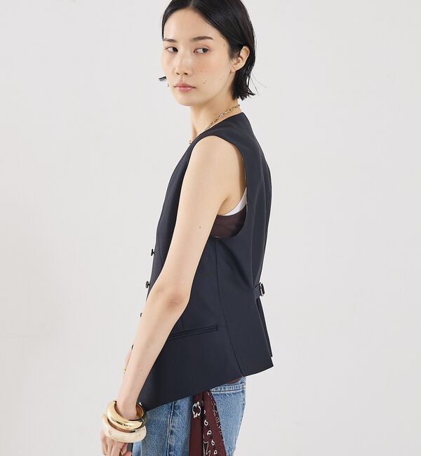 The Store by C' 「【COCUCA】ノースリーブベスト」|ダウンベスト・ベスト|