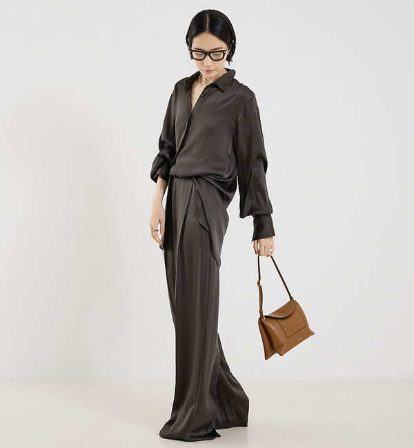 The Store by C' 「【COCUCA】ウォッシャブルシルクシャツ」|シャツ・ブラウス|