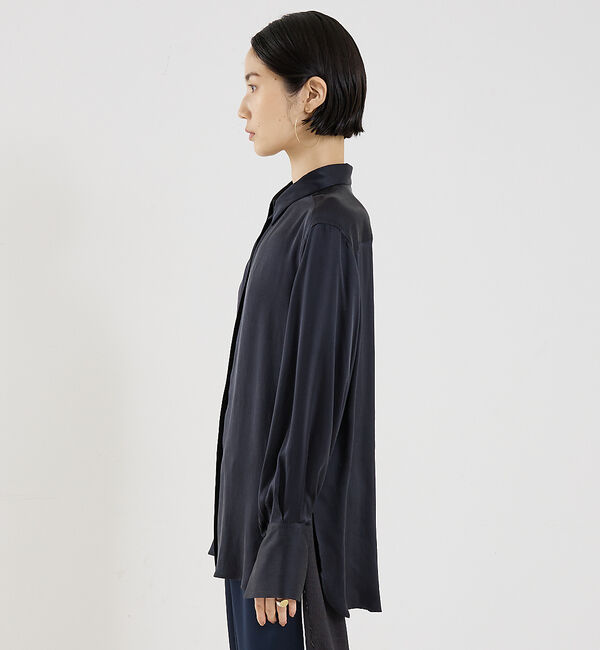 The Store by C' 「【COCUCA】ウォッシャブルシルクシャツ」|シャツ・ブラウス|