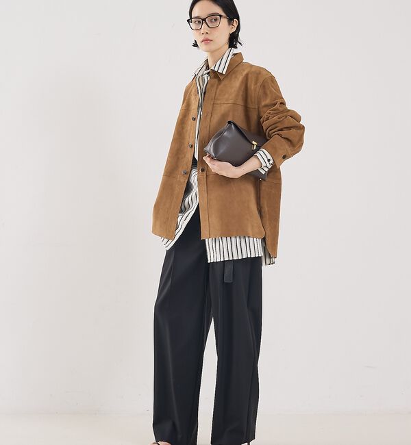 The Store by C' 「【COCUCA】スエードシャツジャケット」|シャツ・ブラウス|