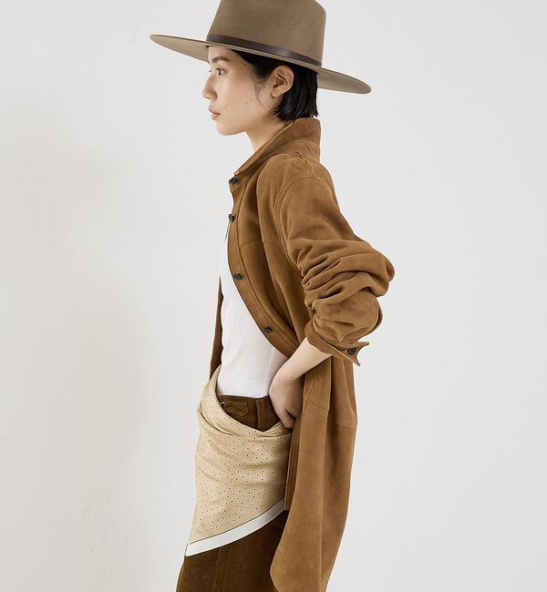 The Store by C' 「【COCUCA】スエードシャツジャケット」|シャツ・ブラウス|