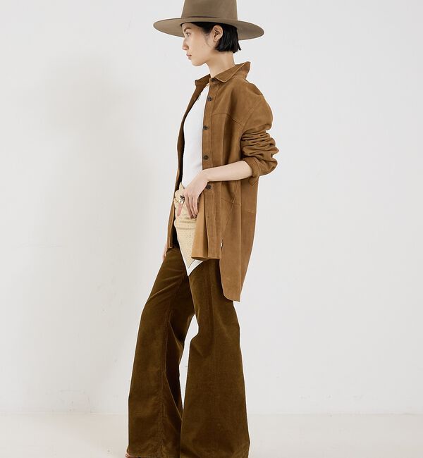 The Store by C' 「【COCUCA】スエードシャツジャケット」|シャツ・ブラウス|