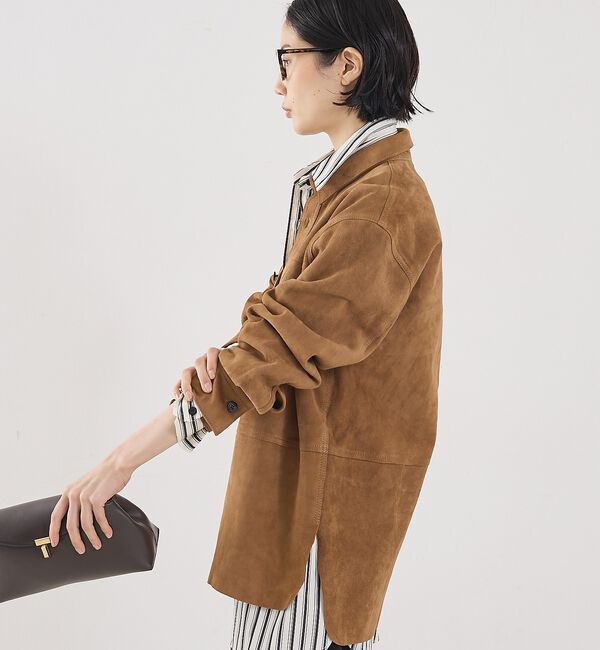 The Store by C' 「【COCUCA】スエードシャツジャケット」|シャツ・ブラウス|