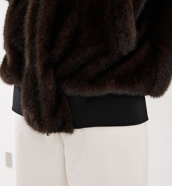 The Store by C' 「【COCUCA】フェイクファーブルゾン」|ブルゾン・スタジャン|