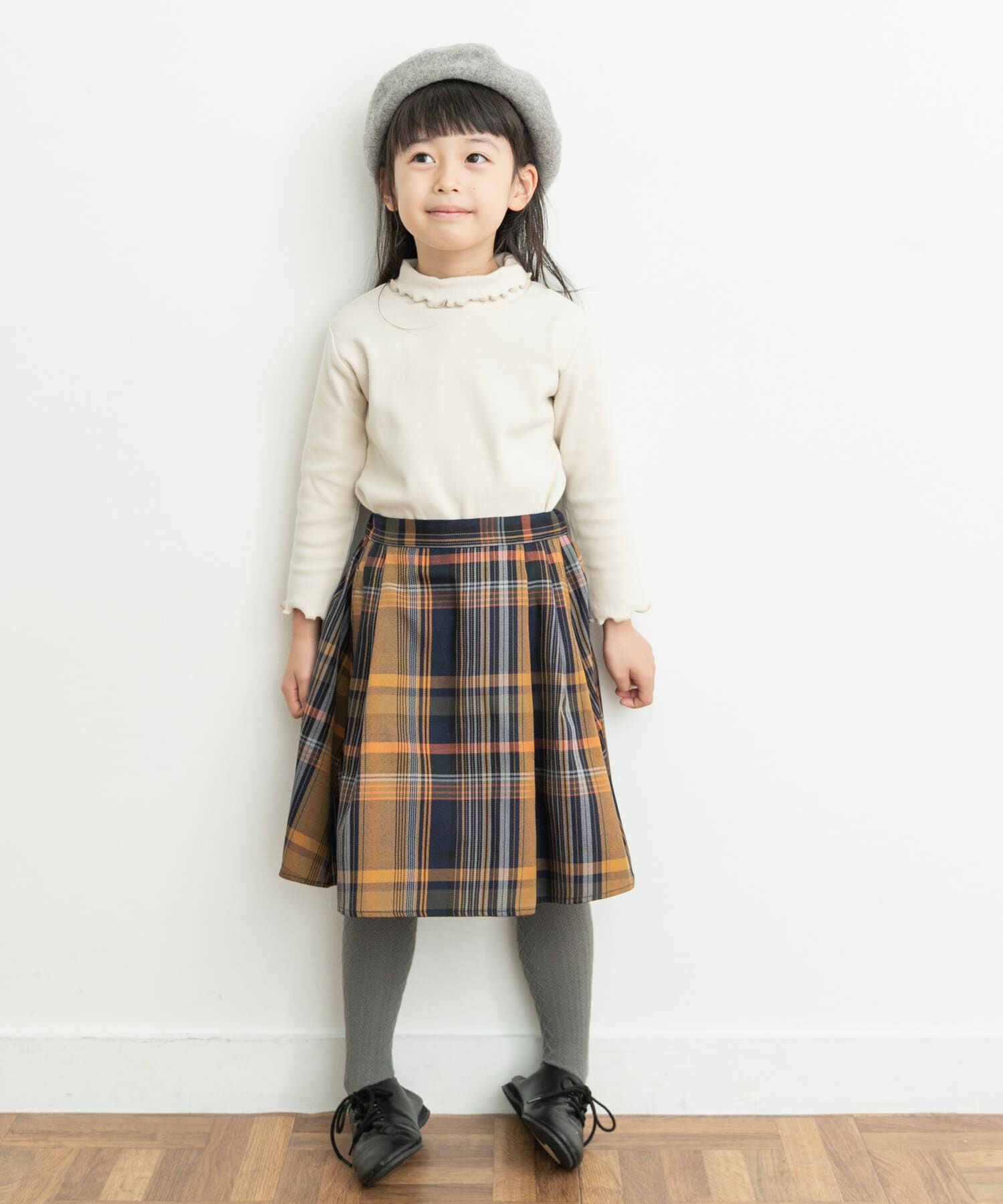 URBAN RESEARCH DOORS「『親子リンク』カラーチェックスカート(KIDS)」|その他|