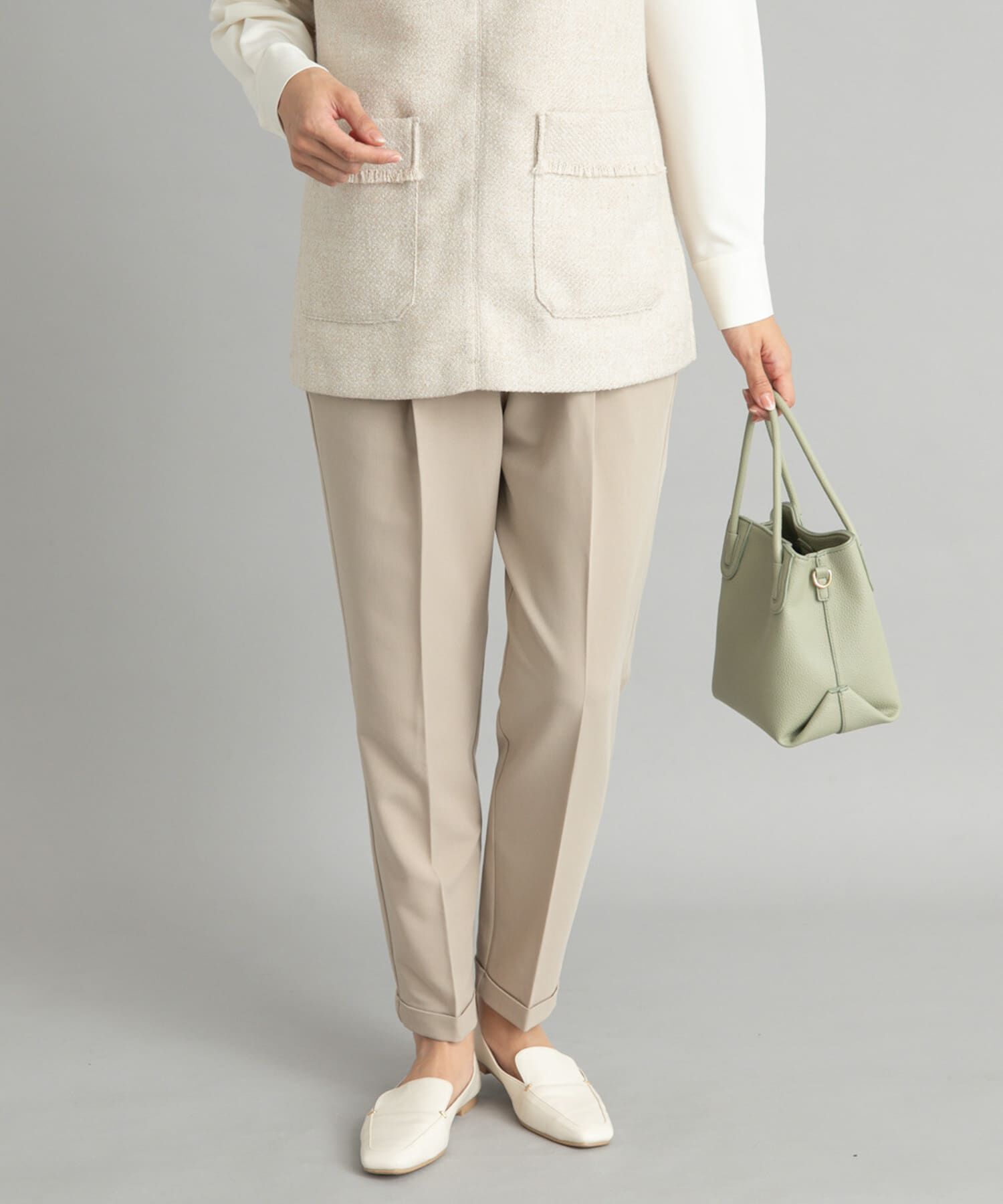 URBAN RESEARCH DOORS「『3サイズ展開』ストレッチテーパードイージーパンツ」|その他|