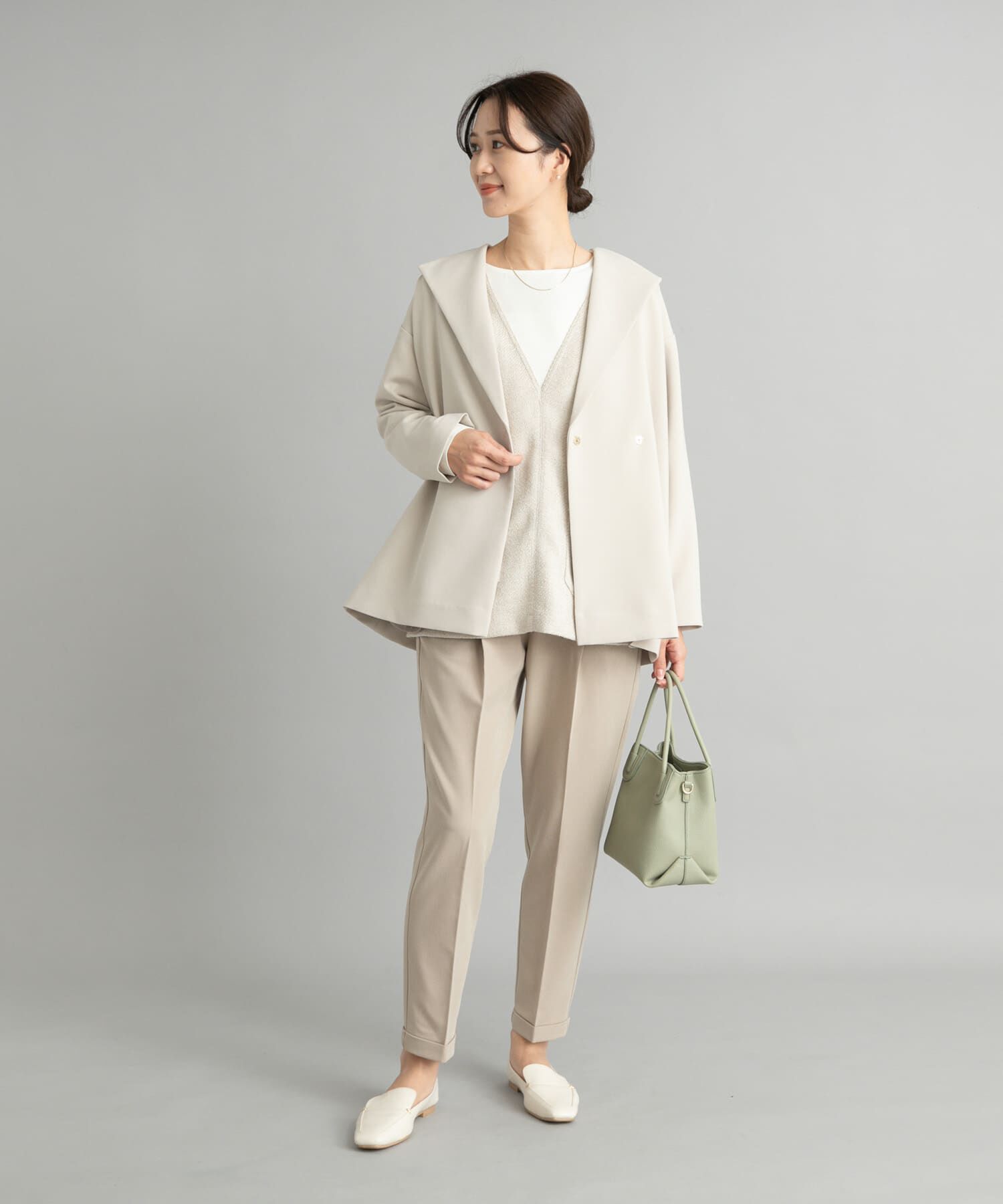 URBAN RESEARCH DOORS「『3サイズ展開』ストレッチテーパードイージーパンツ」|その他|