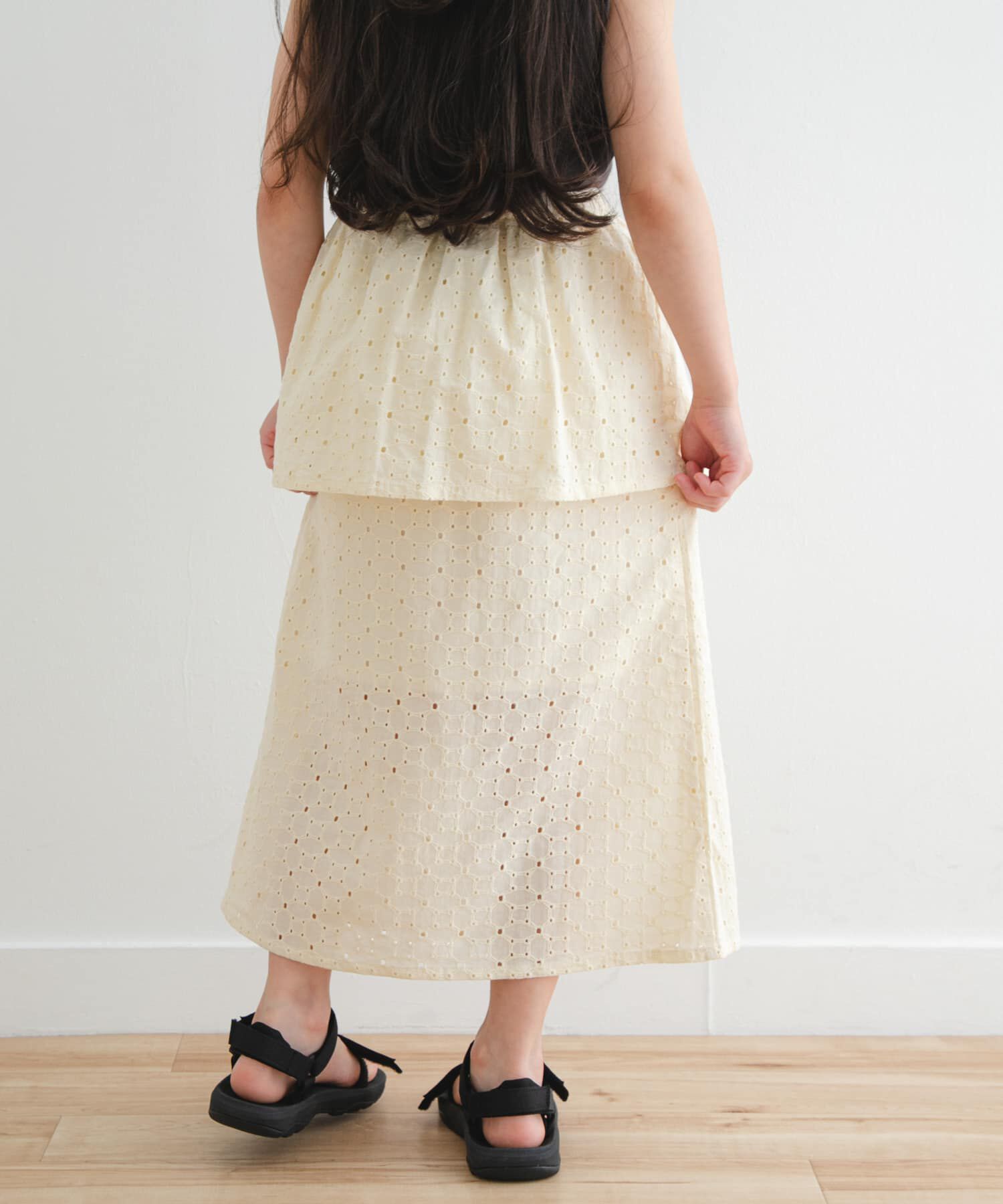 URBAN RESEARCH DOORS「コットンレースティアードスカート(KIDS)」|その他|