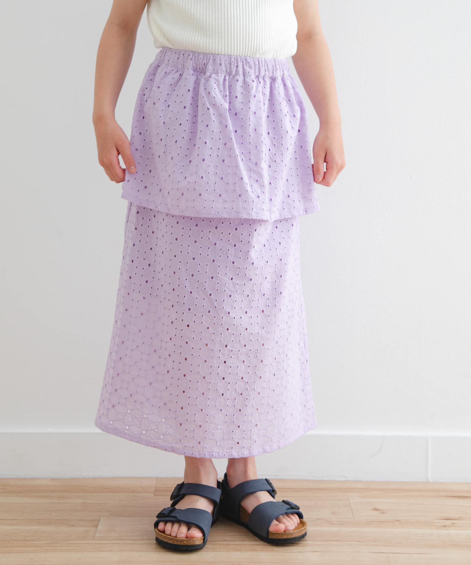 URBAN RESEARCH DOORS「コットンレースティアードスカート(KIDS)」|その他|