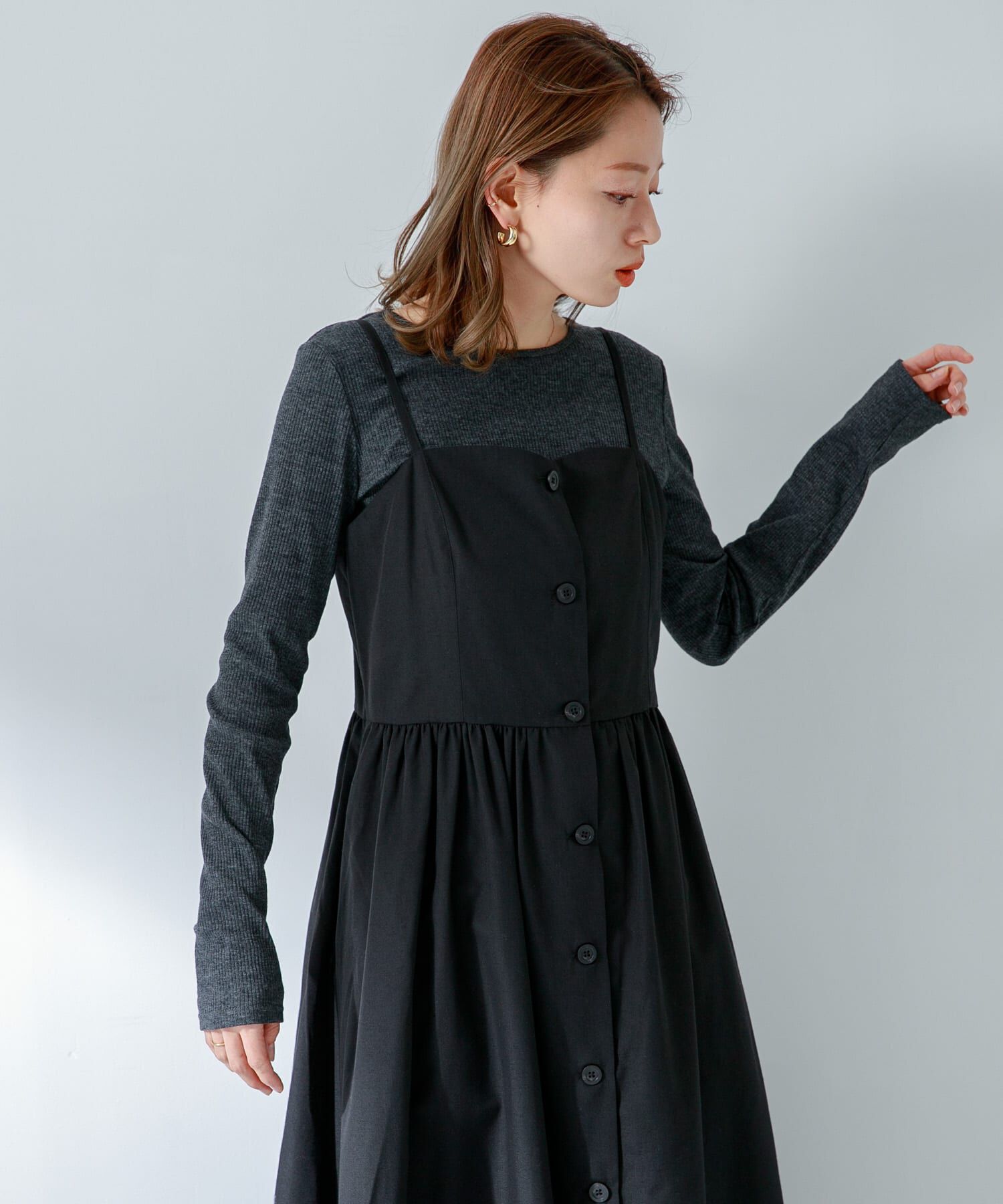 Sonny Label 「『UR TECH Smart Linen Touch』キャミソールワンピース」|ワンピース|