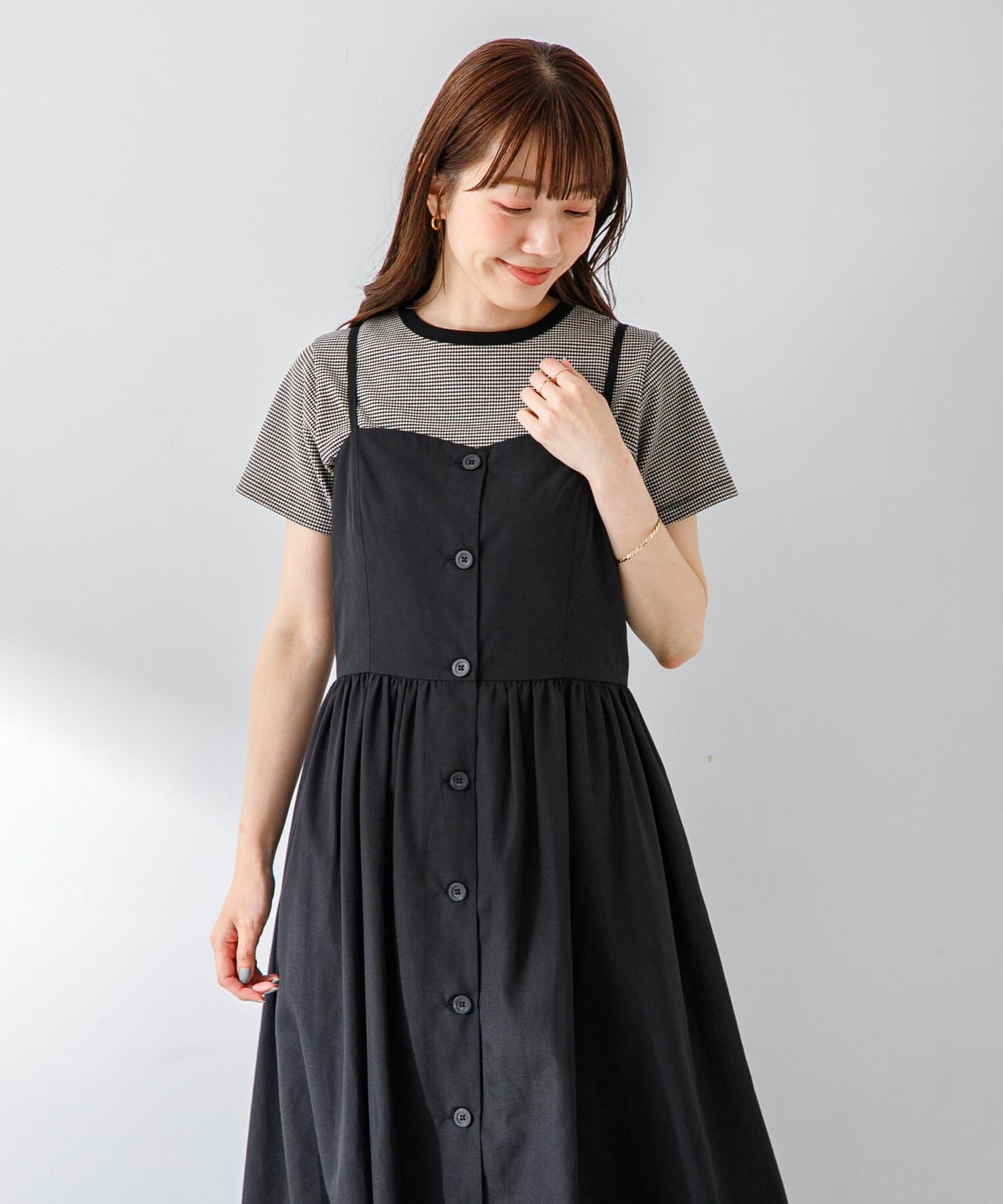 Sonny Label 「『UR TECH Smart Linen Touch』キャミソールワンピース」|ワンピース|