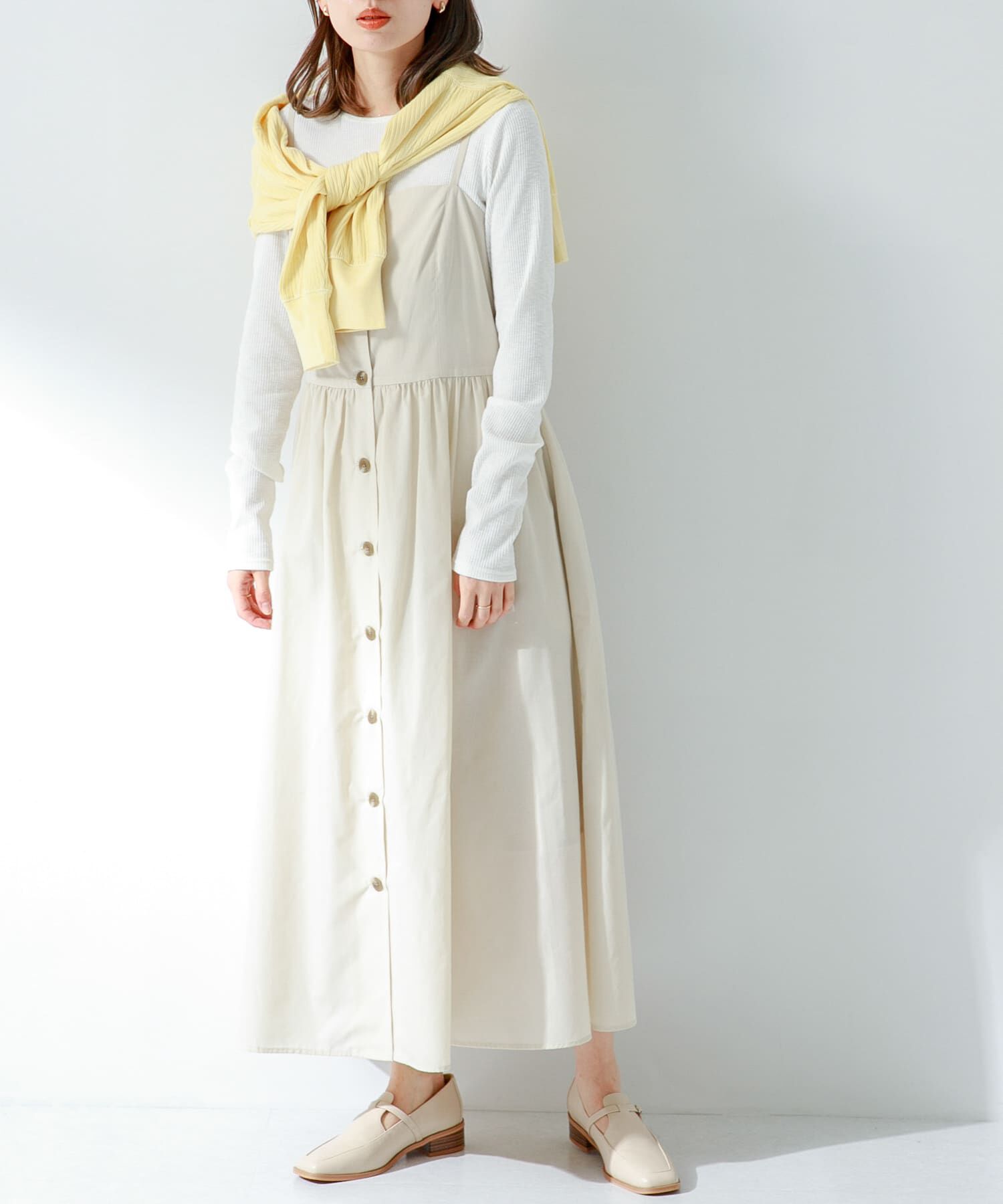 Sonny Label 「『UR TECH Smart Linen Touch』キャミソールワンピース」|ワンピース|