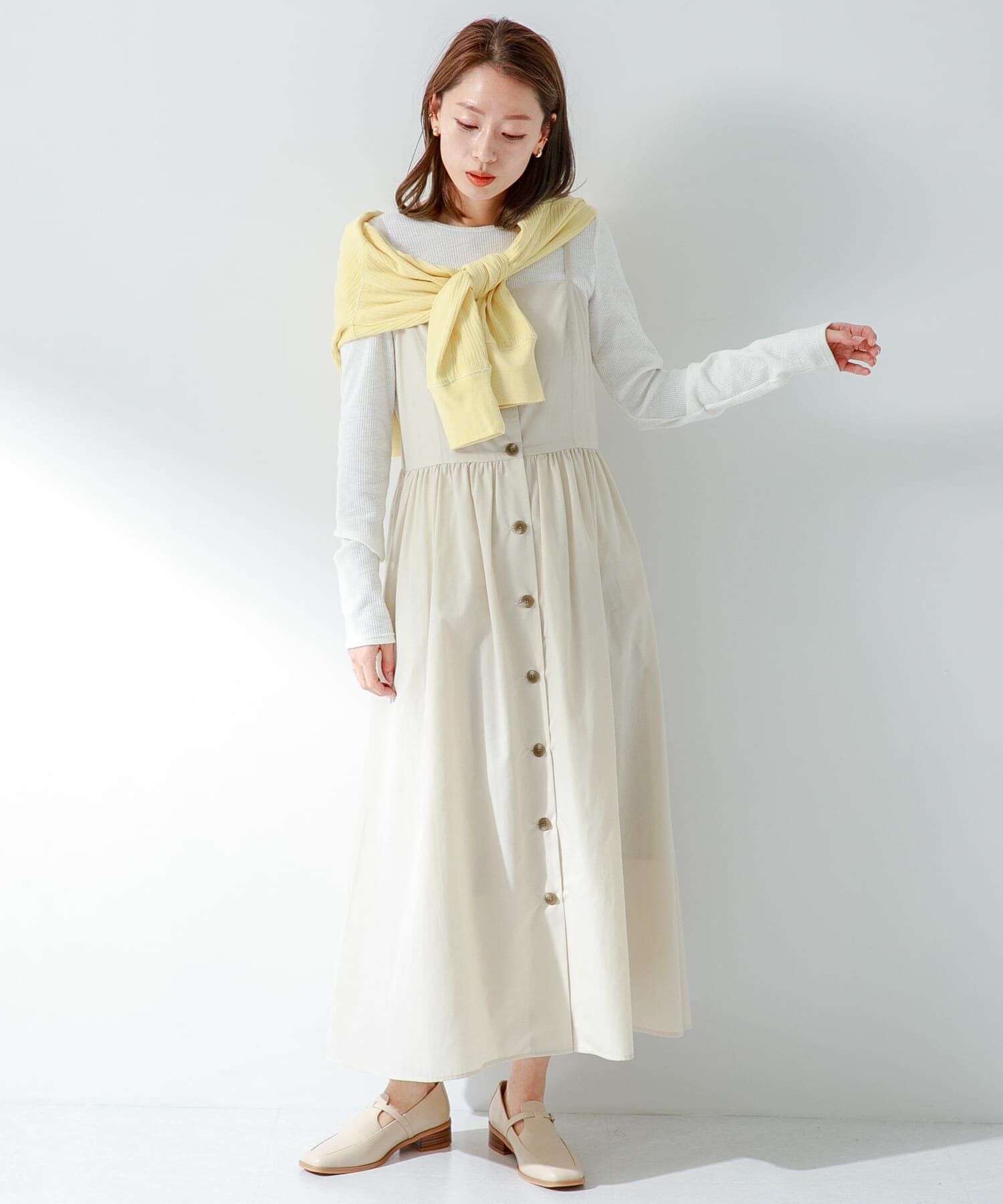 Sonny Label 「『UR TECH Smart Linen Touch』キャミソールワンピース」|ワンピース|