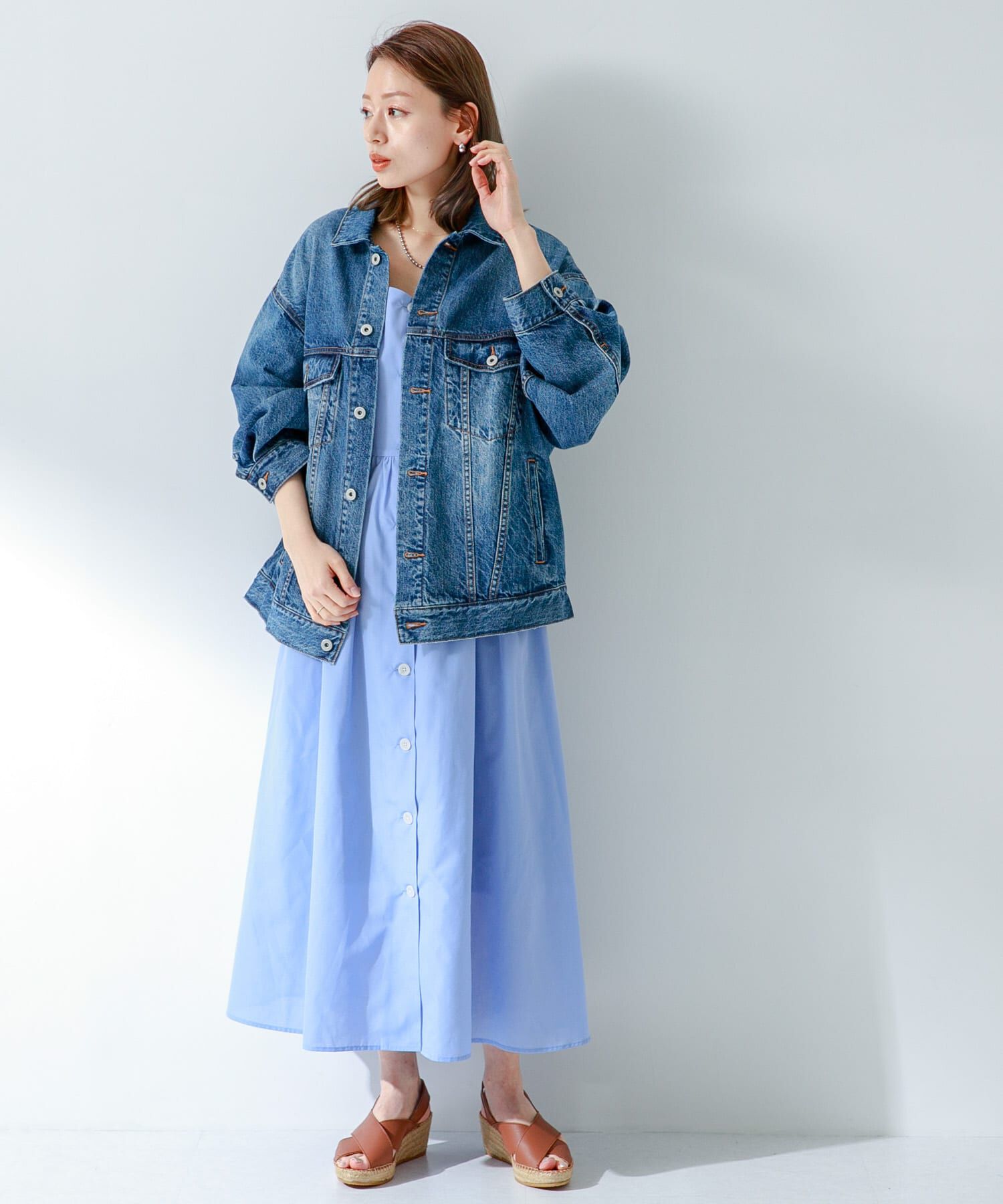 Sonny Label 「『UR TECH Smart Linen Touch』キャミソールワンピース」|ワンピース|