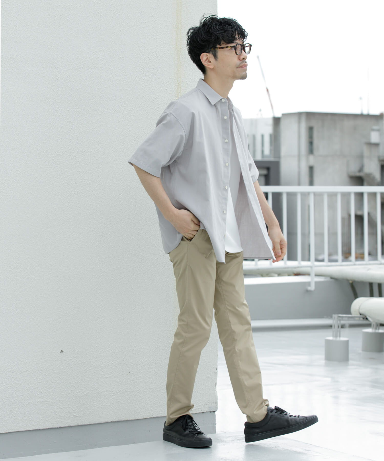 URBAN RESEARCH ROSSO「ジャガードシャツ」|シャツ・ブラウス|