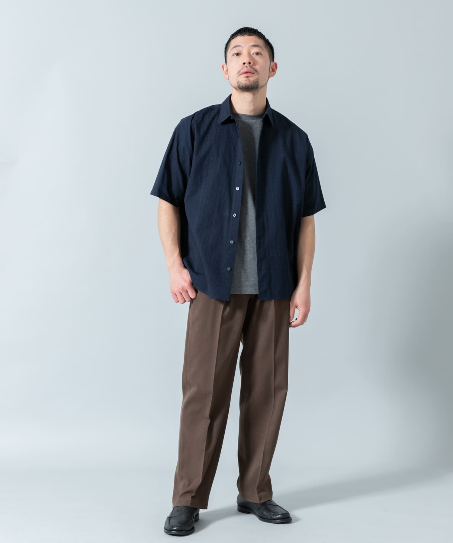 URBAN RESEARCH ROSSO「ジャガードシャツ」|シャツ・ブラウス|