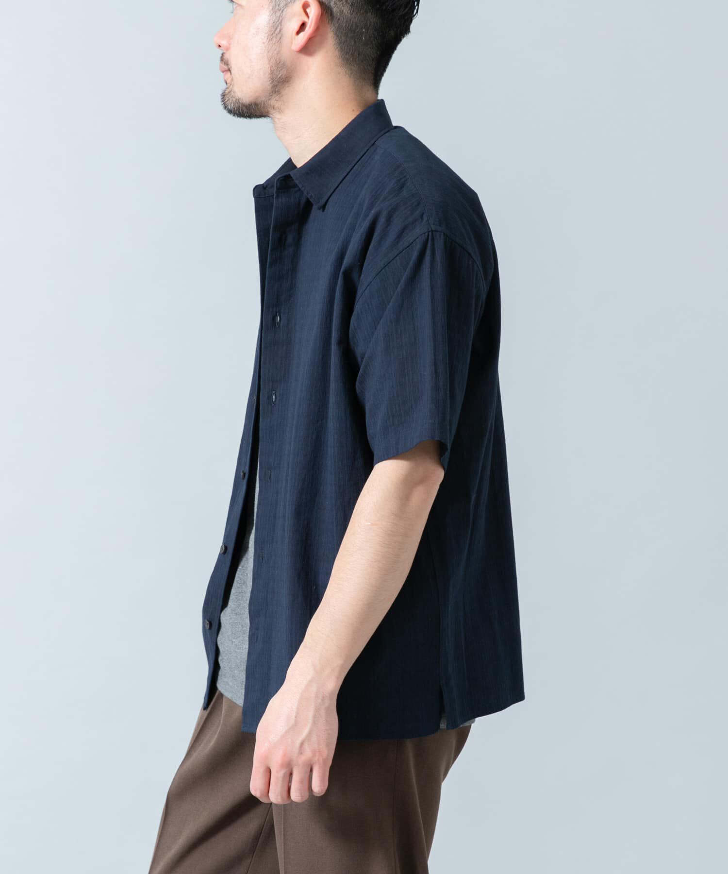 URBAN RESEARCH ROSSO「ジャガードシャツ」|シャツ・ブラウス|