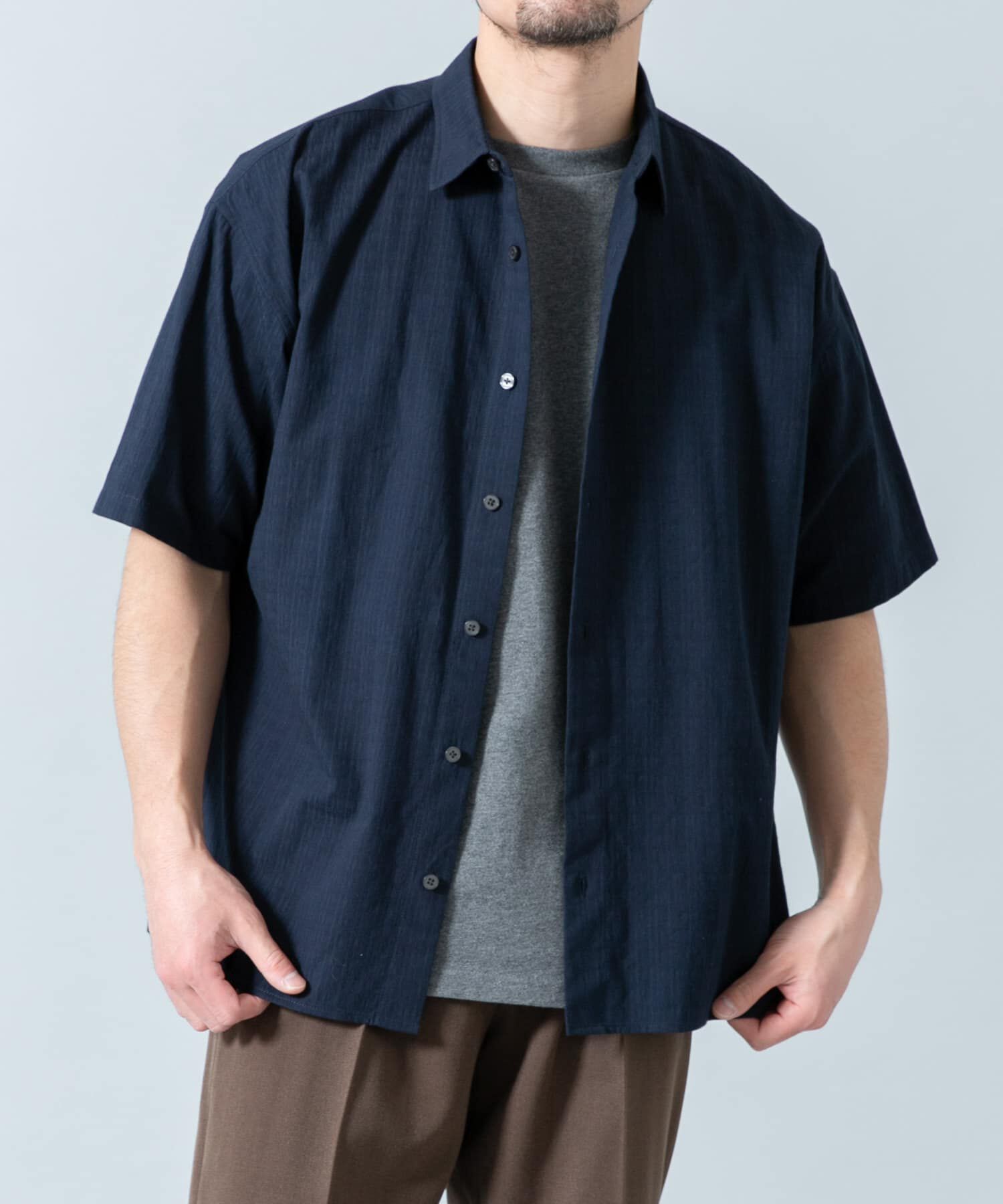 URBAN RESEARCH ROSSO「ジャガードシャツ」|シャツ・ブラウス|