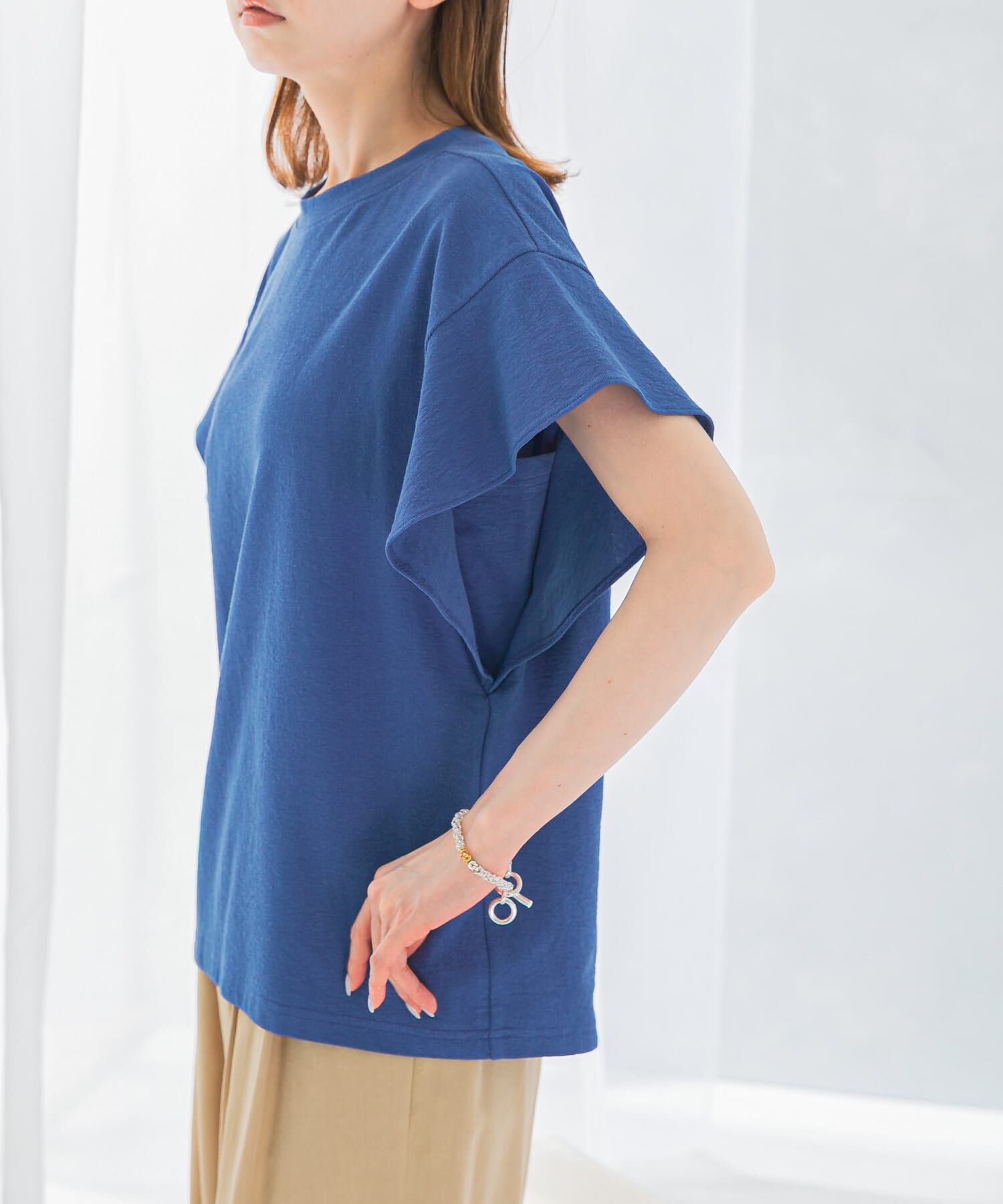 URBAN RESEARCH ROSSO「UVカットフレアスリーブカットソー」|Tシャツ・カットソー|