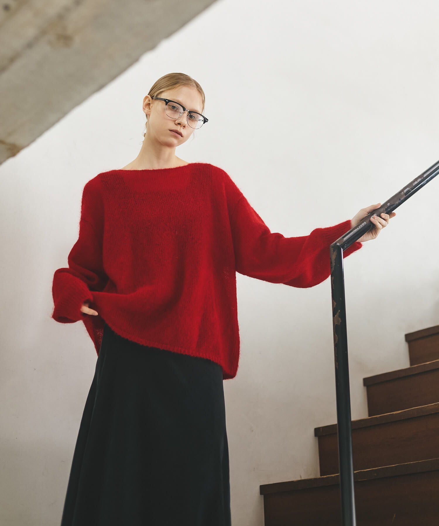 URBAN RESEARCH「ヘアリールーズニット」|ニット・セーター|