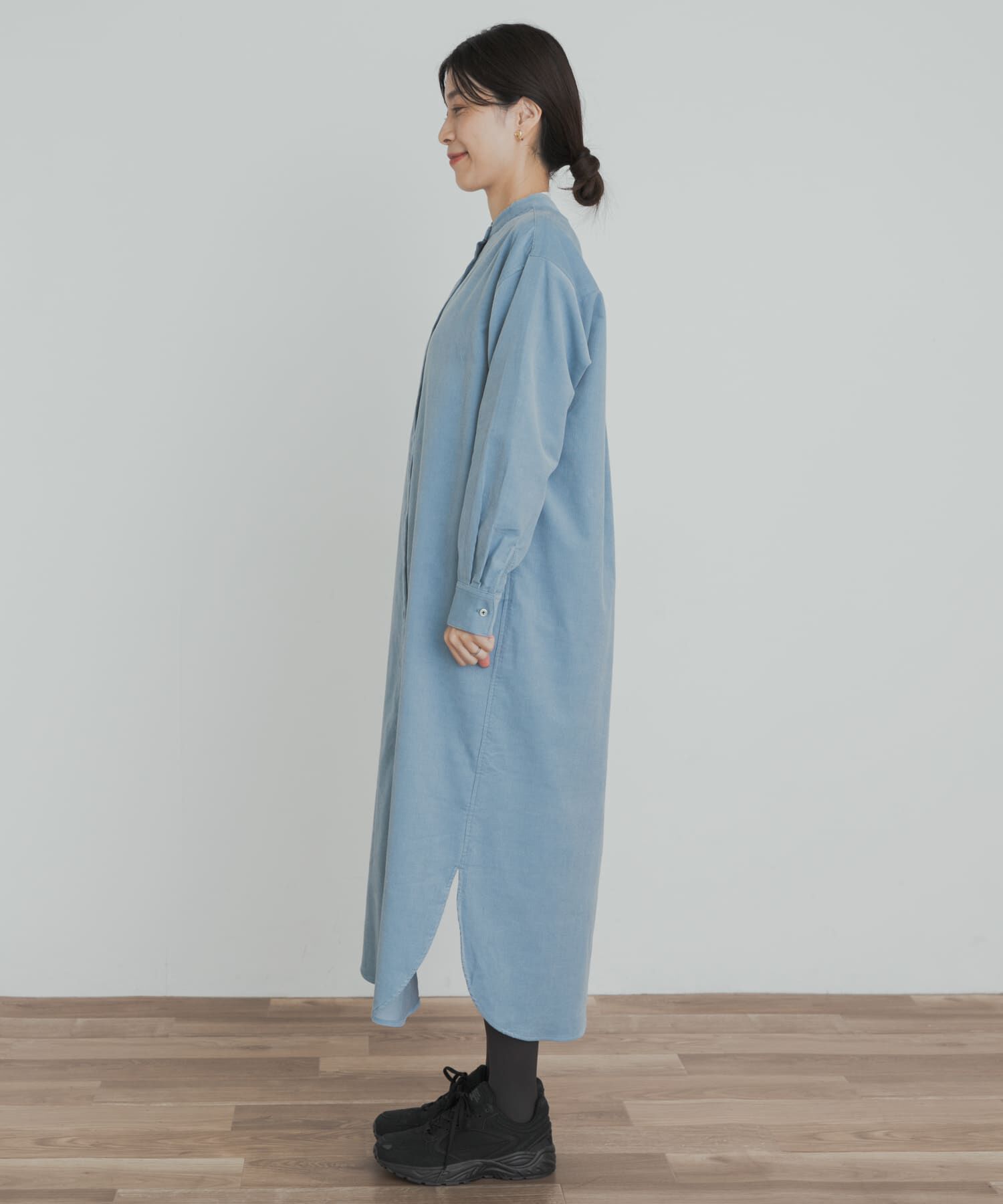 URBAN RESEARCH DOORS「『WEB/一部店舗限定カラー』『UR TECH』コーデュロイシャツワンピース」|ワンピース|