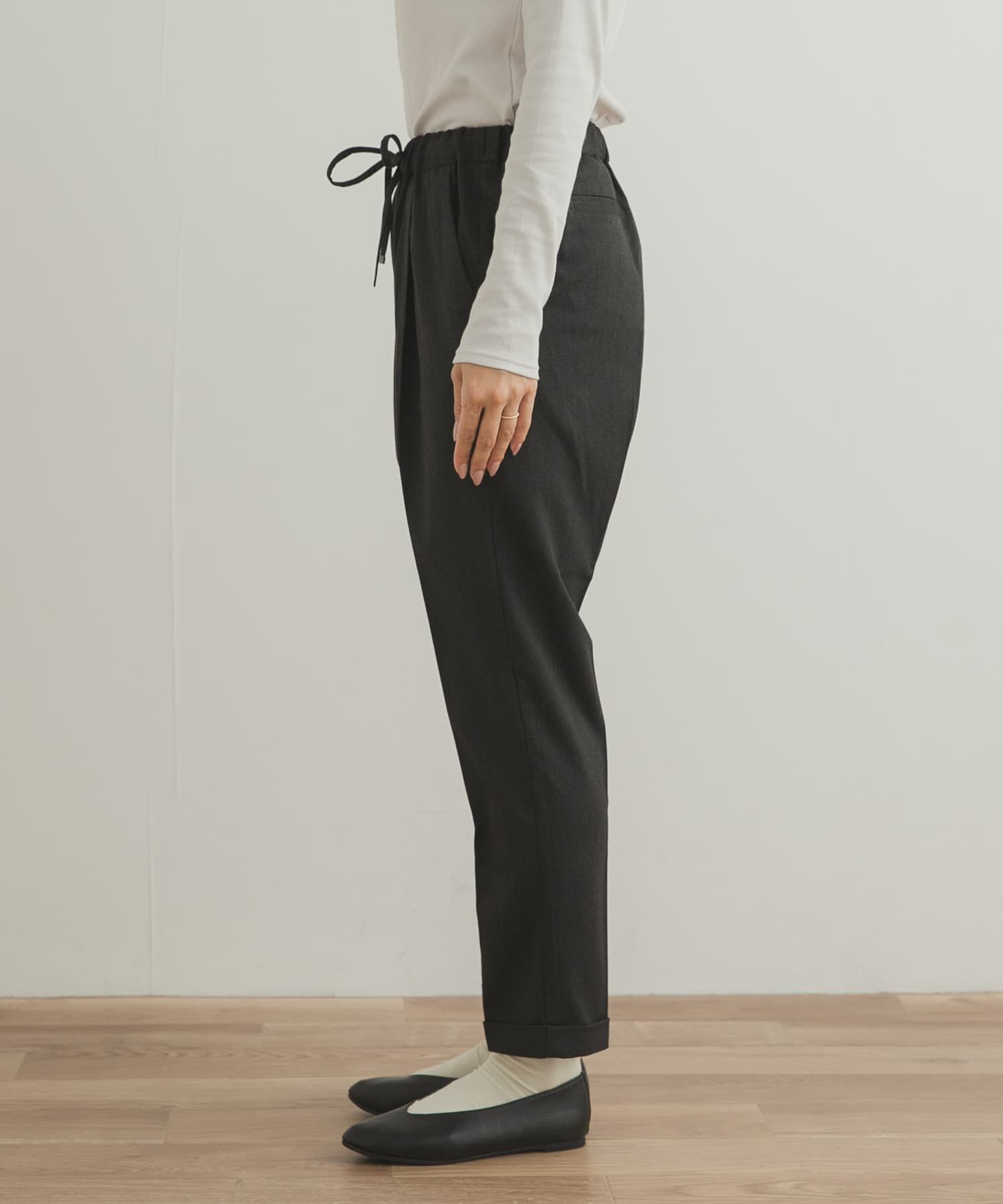 URBAN RESEARCH DOORS「ツイルストレッチテーパードイージーパンツ」|その他|