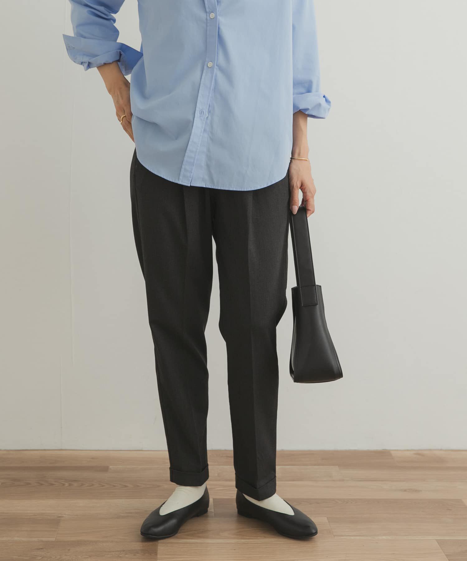 URBAN RESEARCH DOORS「ツイルストレッチテーパードイージーパンツ」|その他|