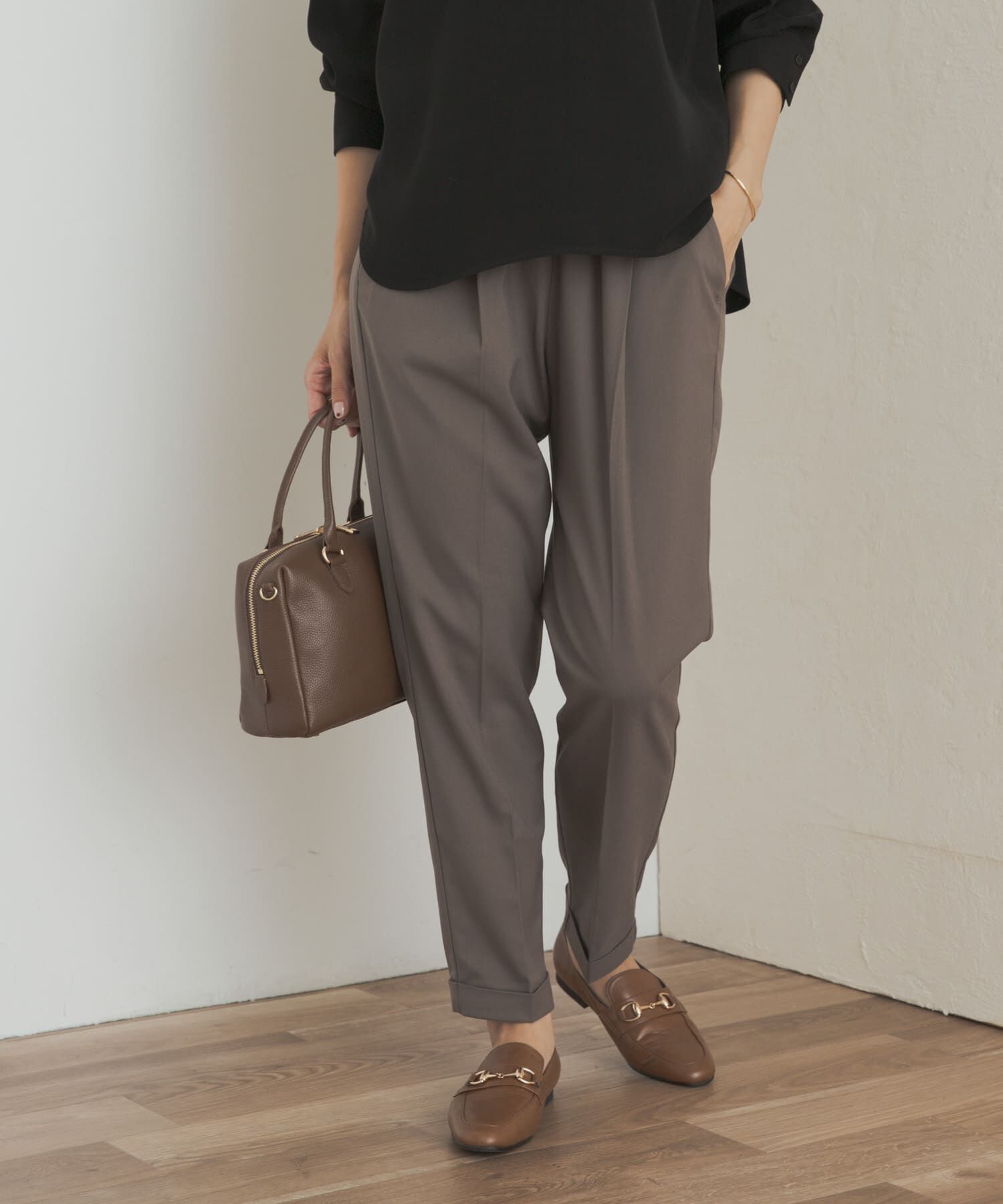 URBAN RESEARCH DOORS「ツイルストレッチテーパードイージーパンツ」|その他|