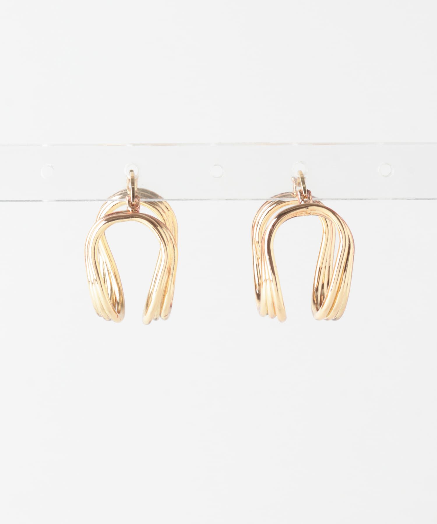 URBAN RESEARCH ROSSO「CHIGNON　3ラインカーブピアス」|ピアス|