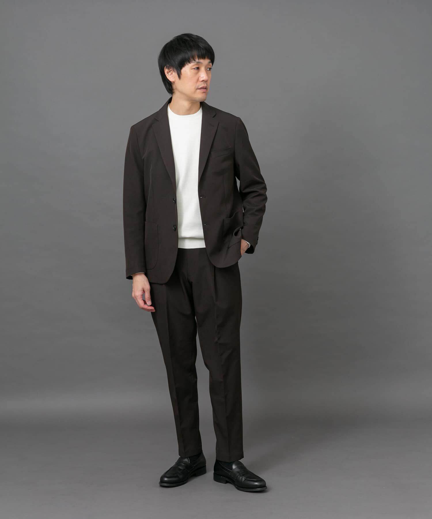 URBAN RESEARCH DOORS「LIFE STYLE TAILOR　4WAYストレッチメランジパンツ」|スラックス|