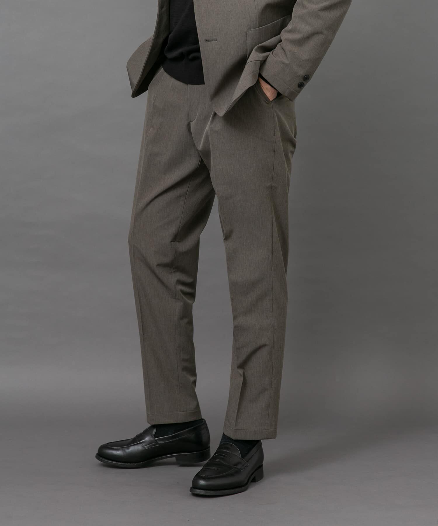 URBAN RESEARCH DOORS「LIFE STYLE TAILOR　4WAYストレッチメランジパンツ」|スラックス|