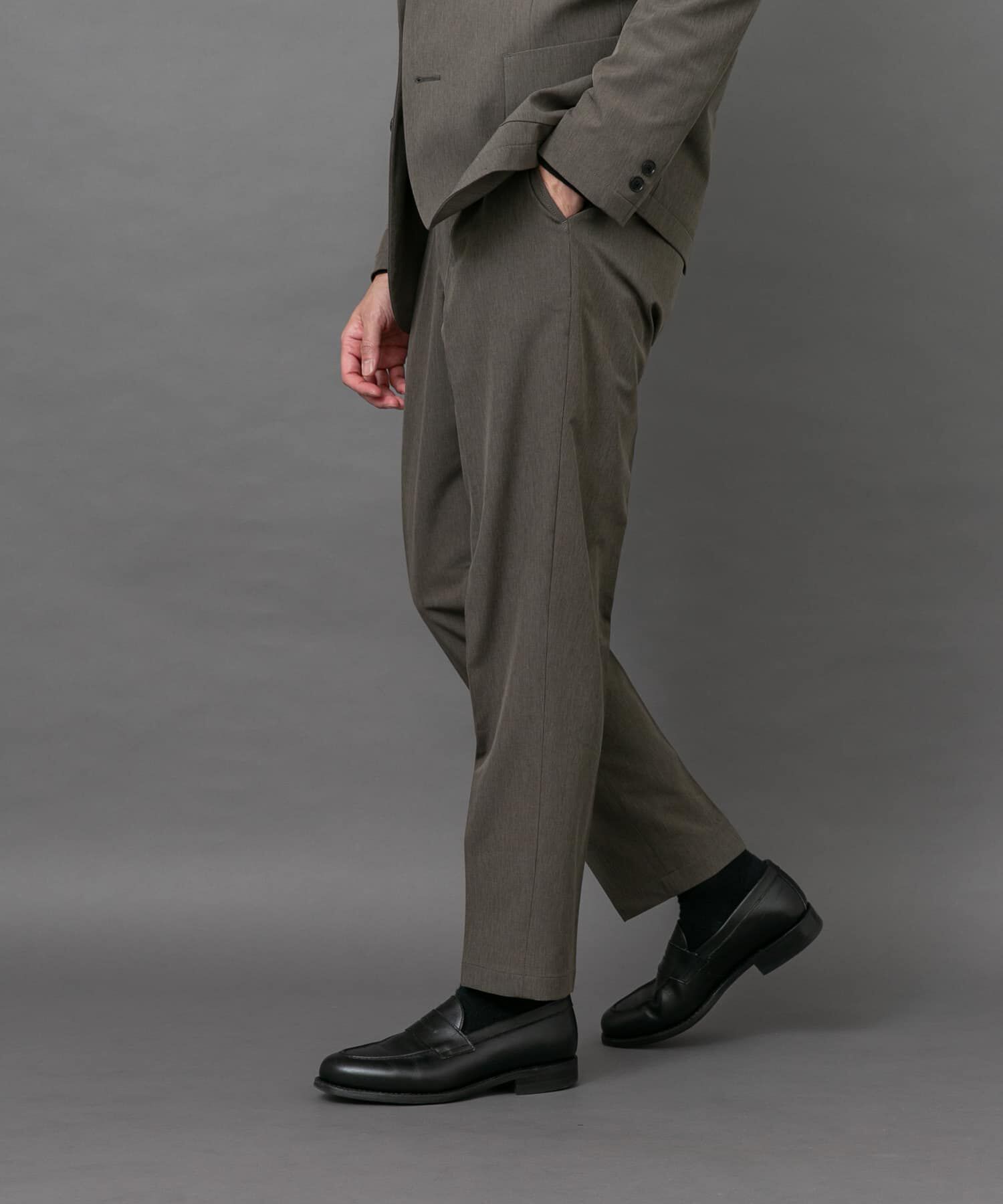 URBAN RESEARCH DOORS「LIFE STYLE TAILOR　4WAYストレッチメランジパンツ」|スラックス|