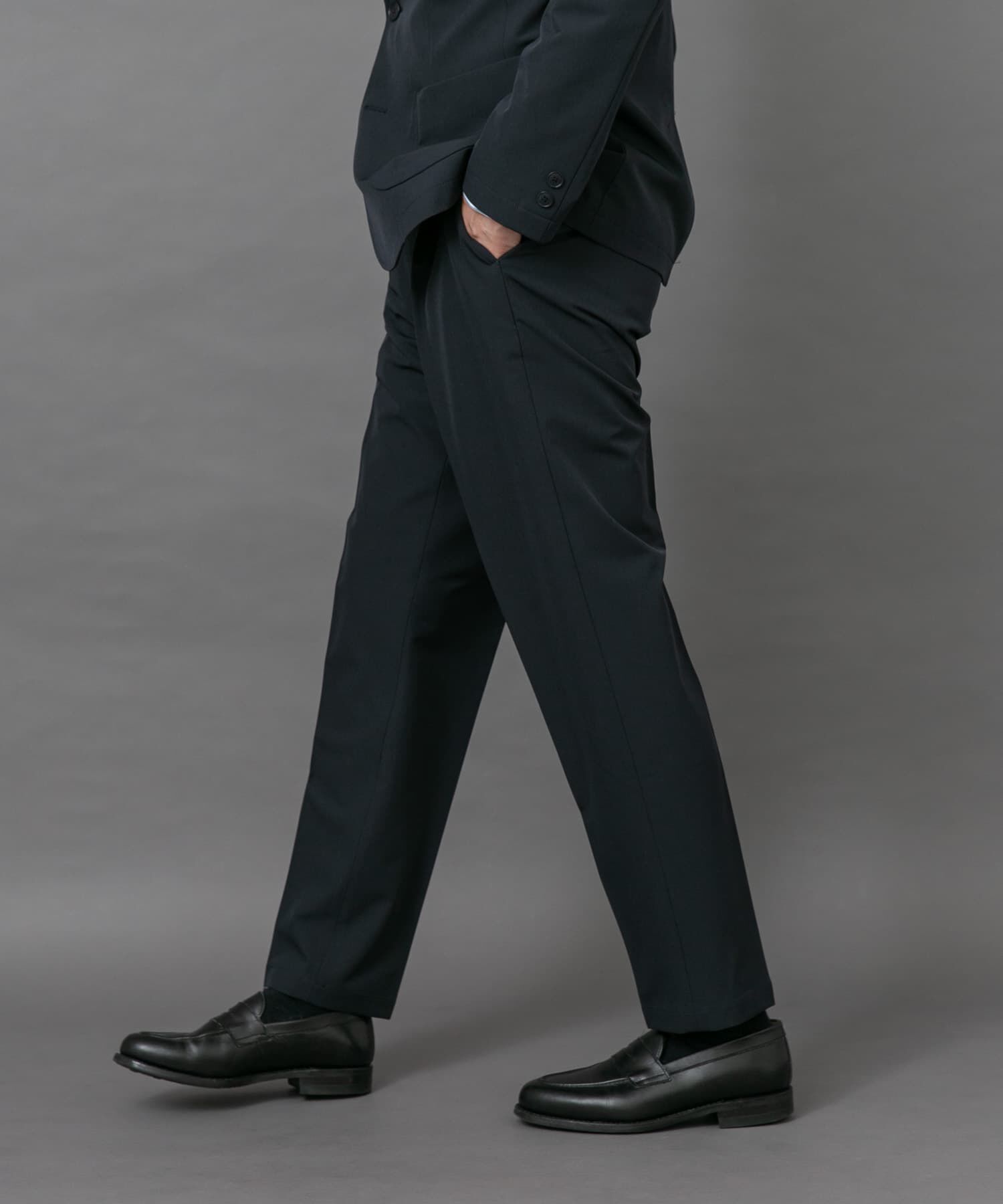 URBAN RESEARCH DOORS「LIFE STYLE TAILOR　4WAYストレッチメランジパンツ」|スラックス|