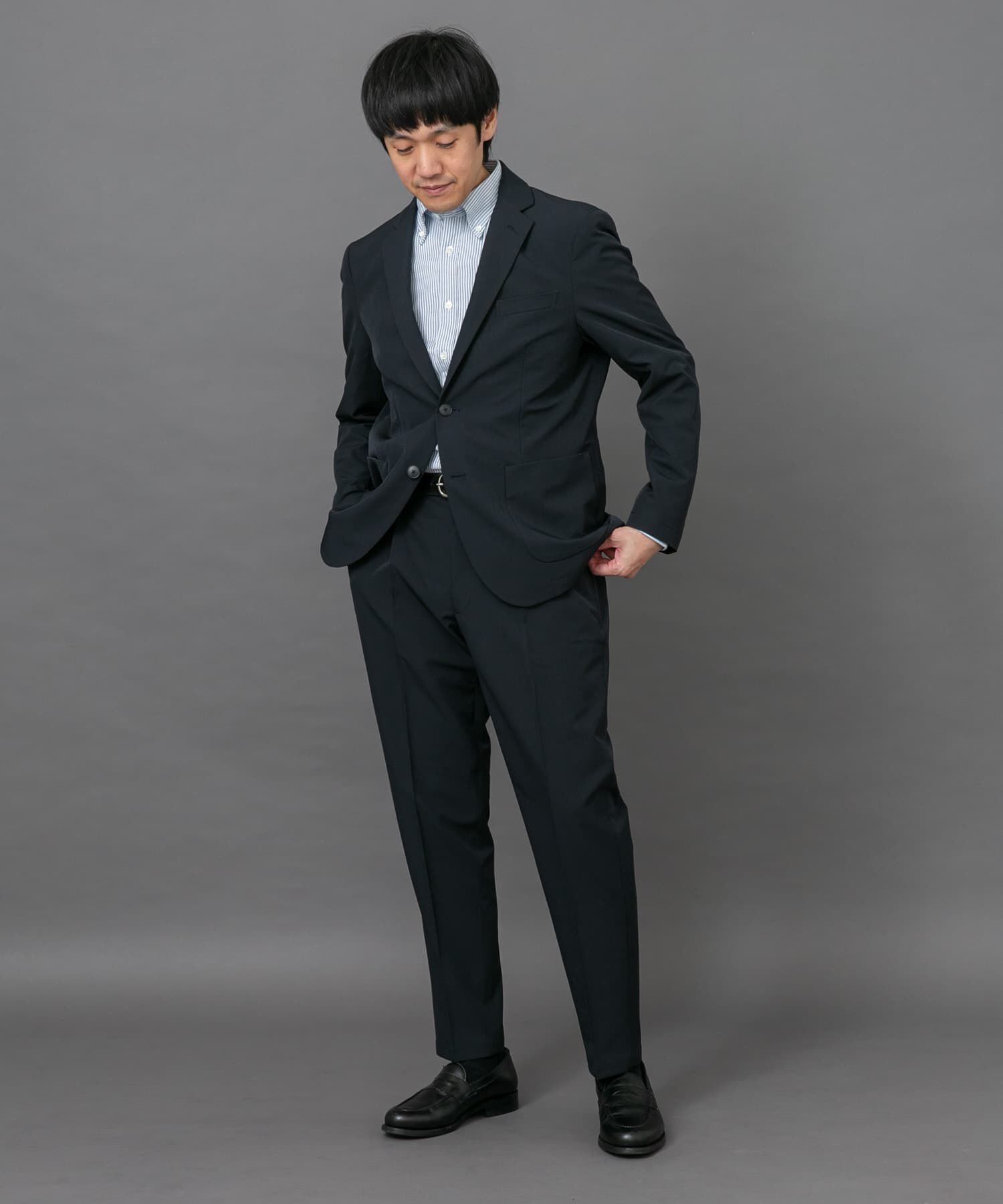 URBAN RESEARCH DOORS「LIFE STYLE TAILOR　4WAYストレッチメランジパンツ」|スラックス|