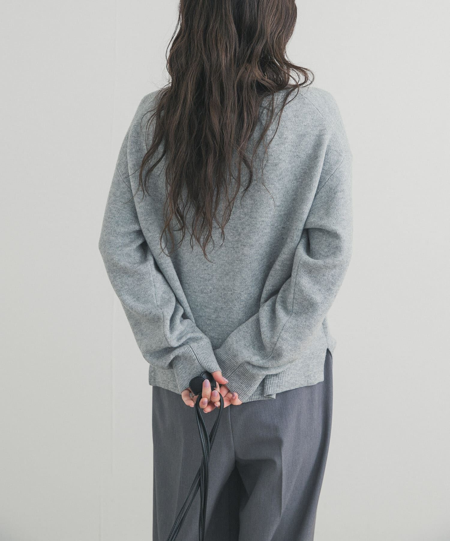 URBAN RESEARCH DOORS「ボートネックスムースプルオーバー」|ニット・セーター|