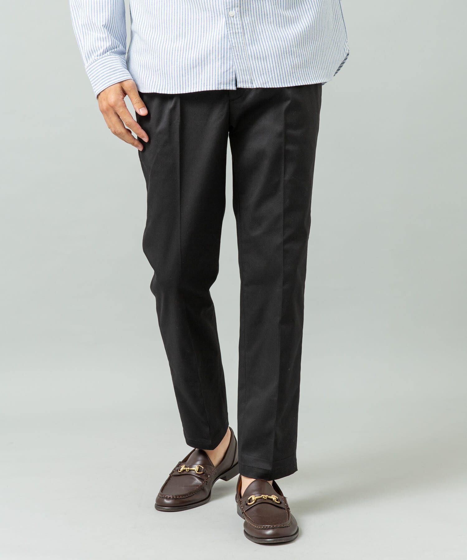 URBAN RESEARCH ROSSO「『WEB限定』ストレッチチノスラックス」|その他|ブラック