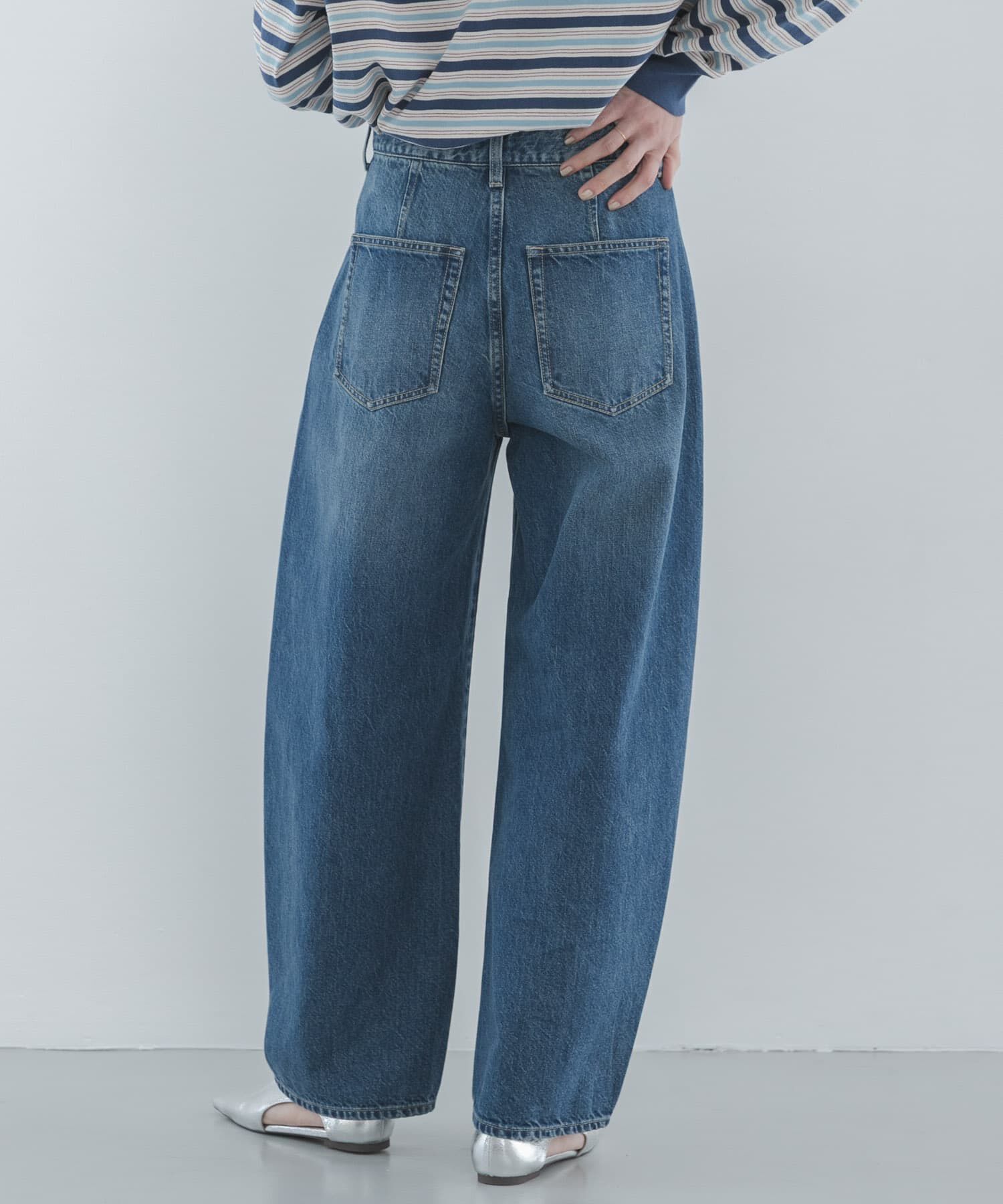 Sonny Label 「シームデザインバレルデニム」|デニム|