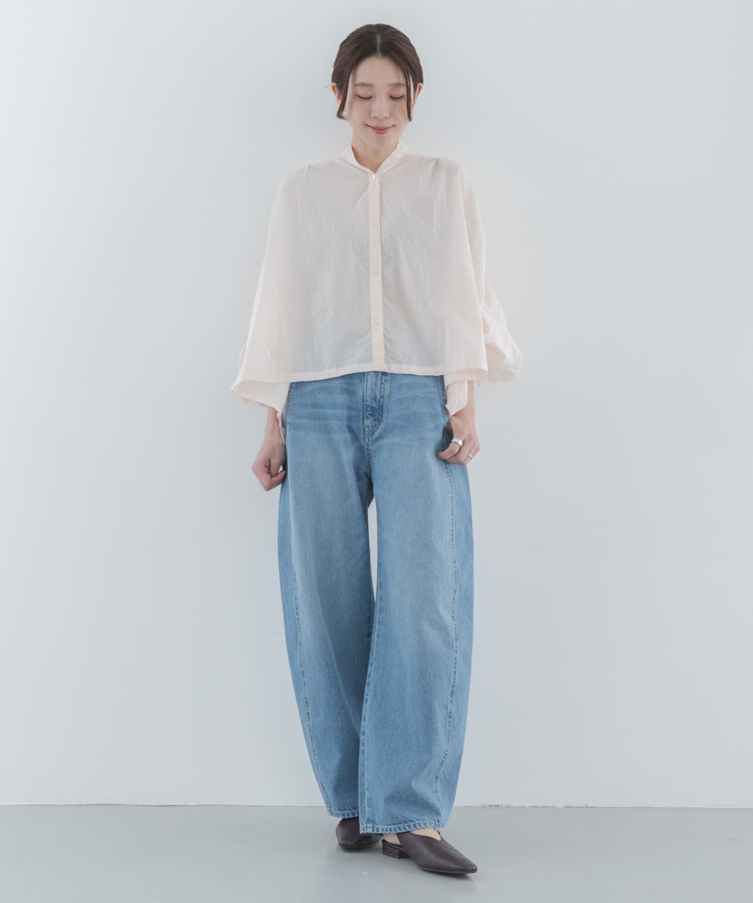 Sonny Label 「シームデザインバレルデニム」|デニム|