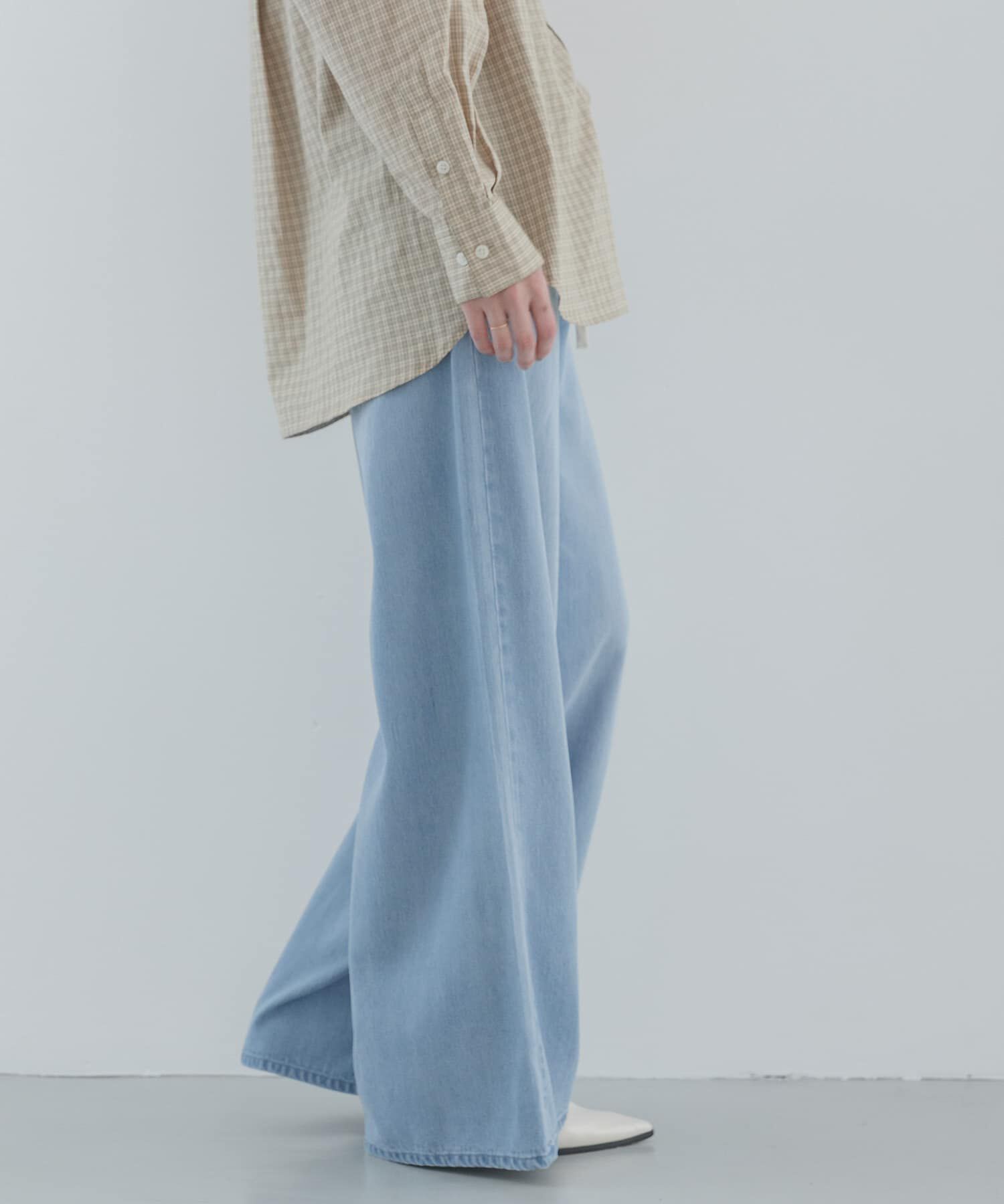 Sonny Label 「リヨセルコットンドロストワイドデニム」|デニム|