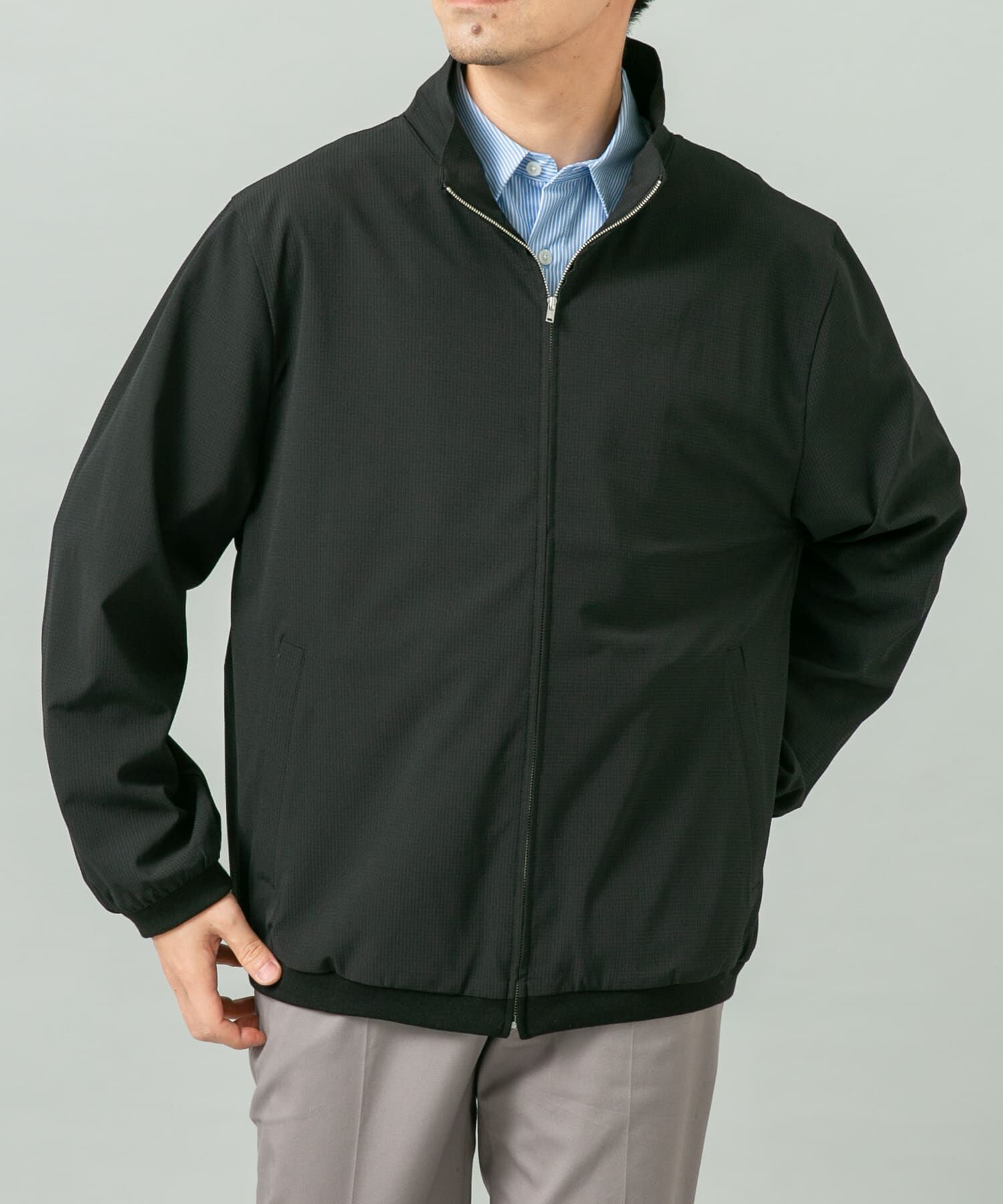 URBAN RESEARCH ROSSO「『WEB限定』『吸水 / 速乾』Air Stretch スタンドブルゾン」|ブルゾン・スタジャン|