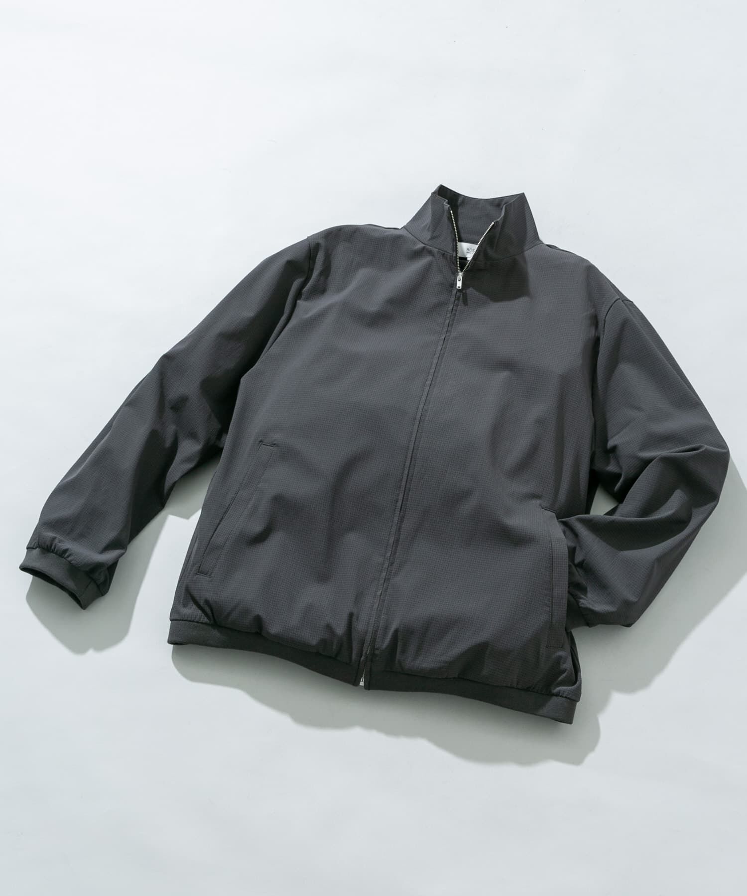 URBAN RESEARCH ROSSO「『WEB限定』『吸水 / 速乾』Air Stretch スタンドブルゾン」|ブルゾン・スタジャン|チャコールグレー
