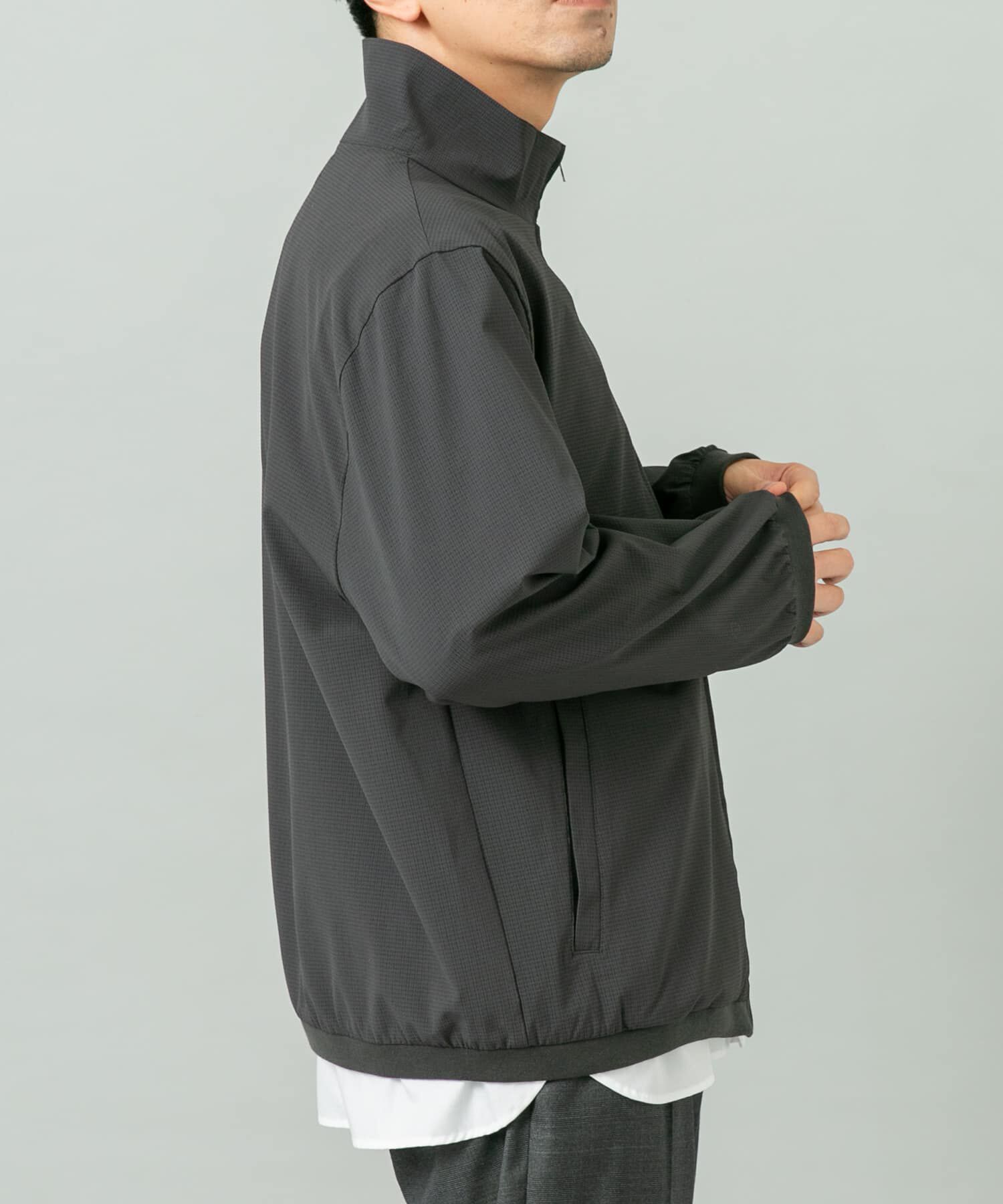 URBAN RESEARCH ROSSO「『WEB限定』『吸水 / 速乾』Air Stretch スタンドブルゾン」|ブルゾン・スタジャン|