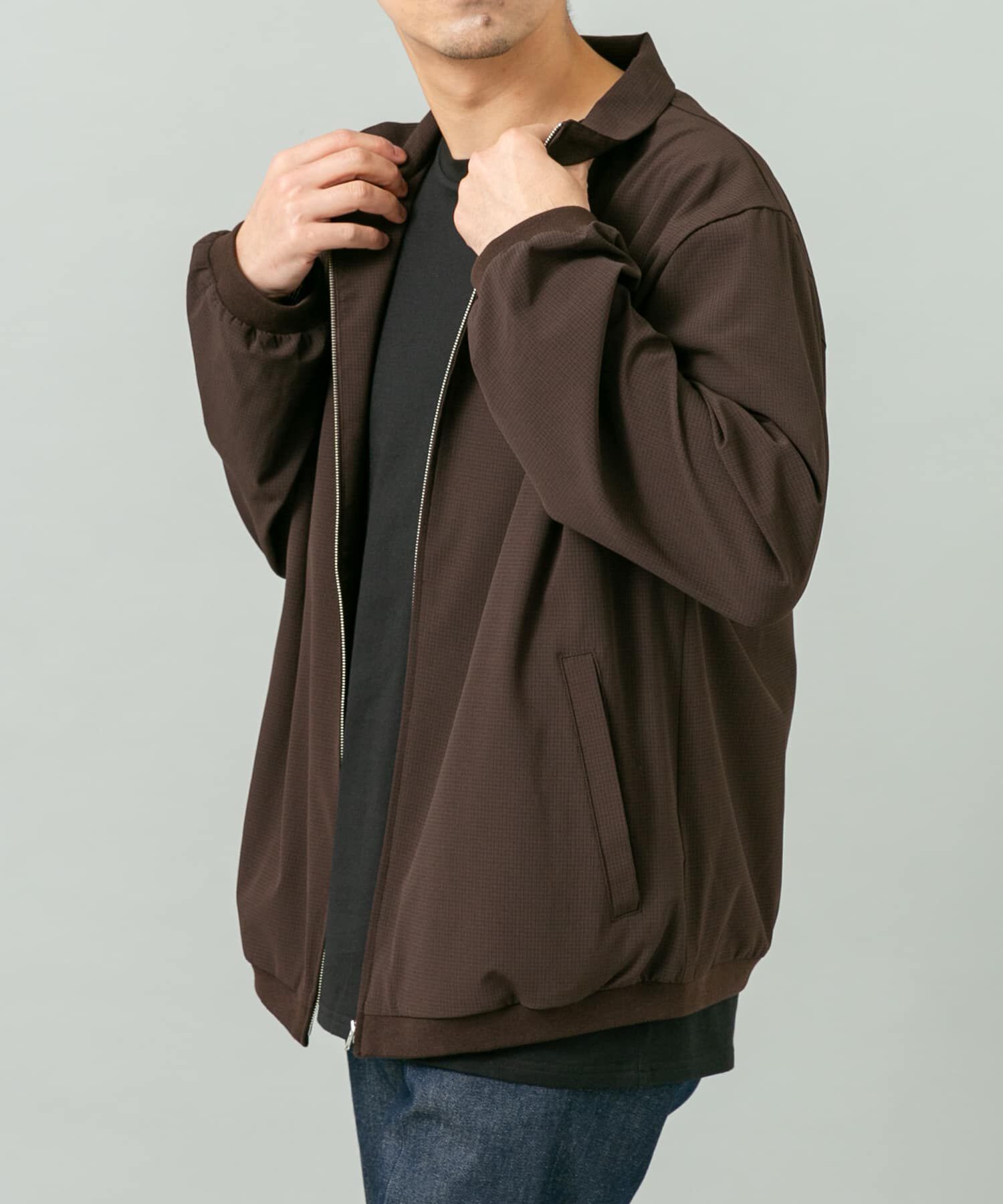 URBAN RESEARCH ROSSO「『WEB限定』『吸水 / 速乾』Air Stretch スタンドブルゾン」|ブルゾン・スタジャン|