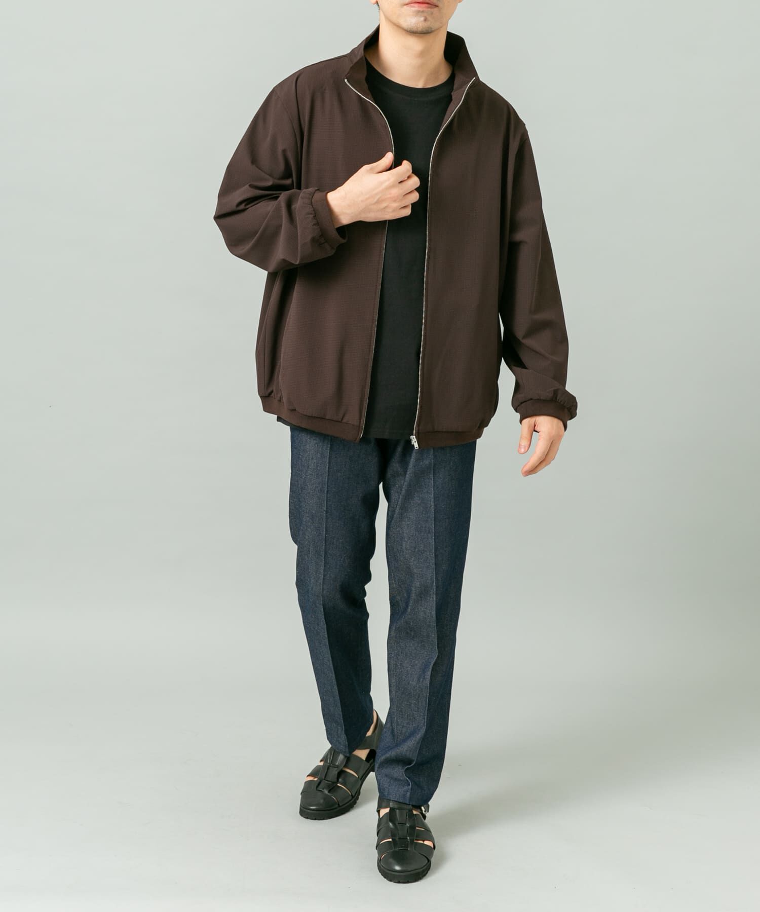 URBAN RESEARCH ROSSO「『WEB限定』『吸水 / 速乾』Air Stretch スタンドブルゾン」|ブルゾン・スタジャン|