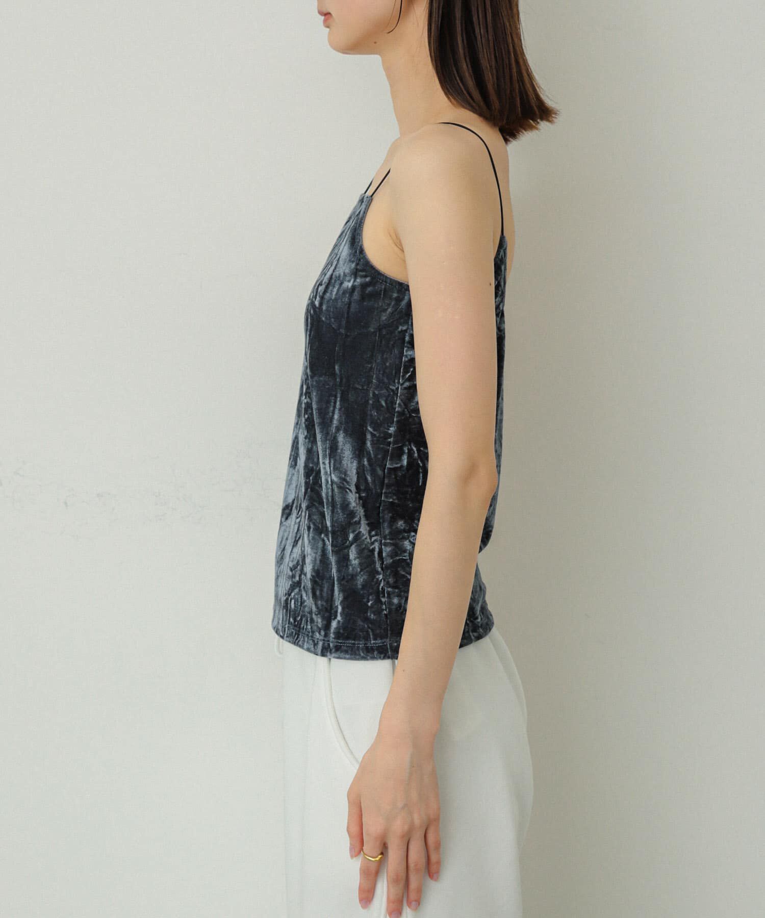 SENSE OF PLACE by URBAN RESEARCH「『サイズ展開あり』ベロアカップツキキャミソール」|キャミソール|
