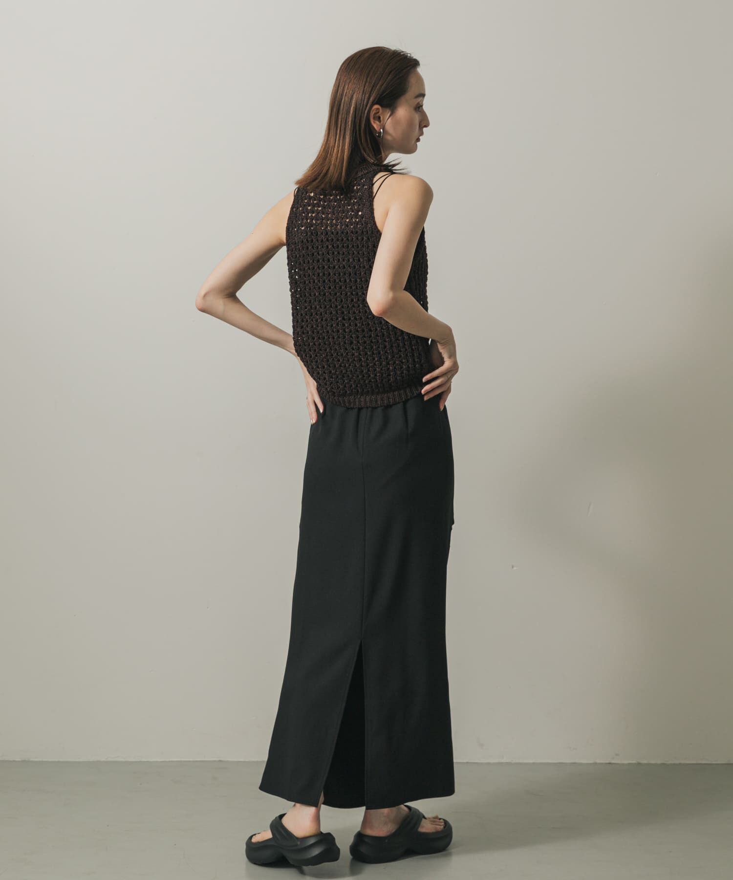 SENSE OF PLACE by URBAN RESEARCH「メッシュアメスリセーター」|ニット・セーター|