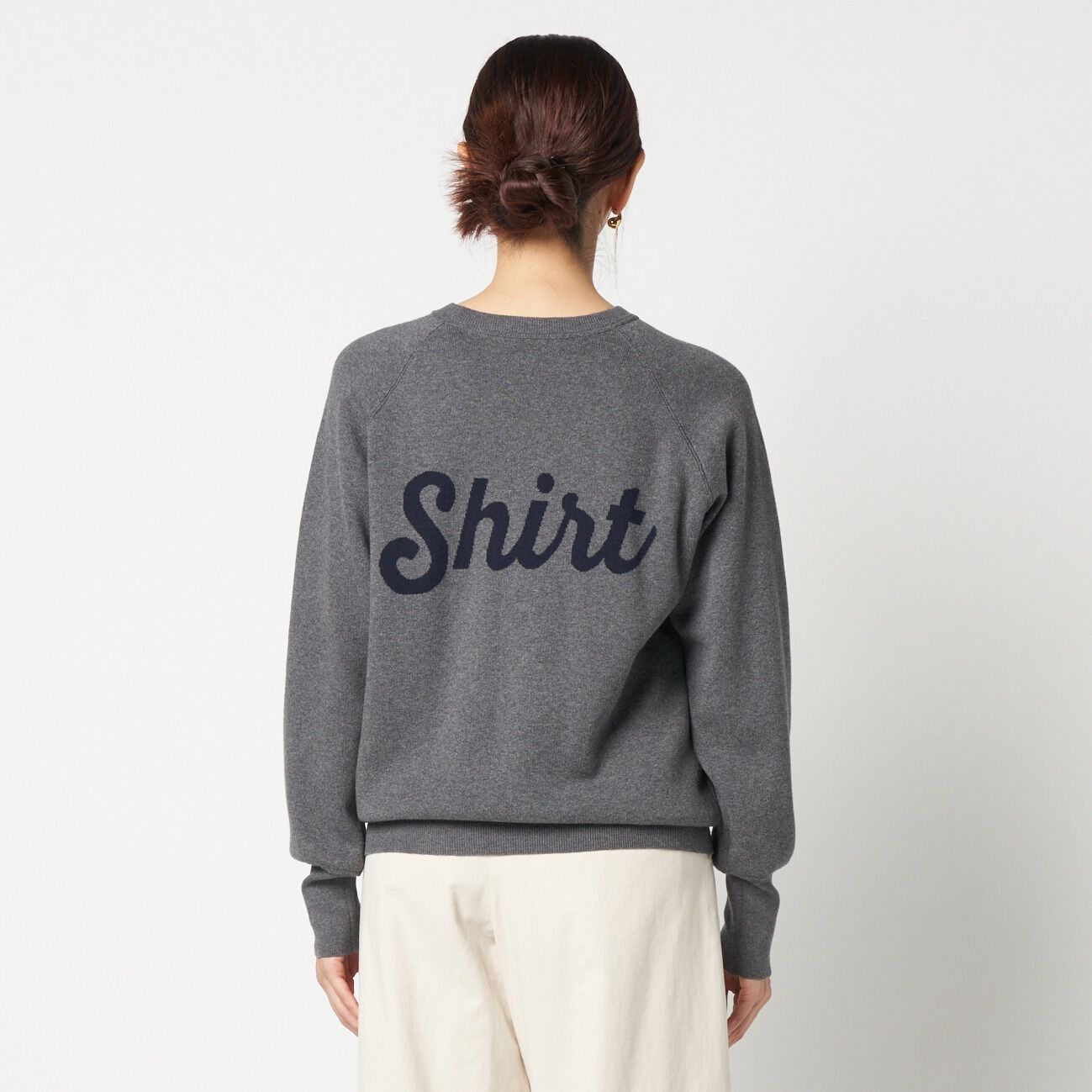 HELIOPOLE「HELIOPOLE DOUBLE JACQUARD LOGO KNIT」|ニット・セーター|