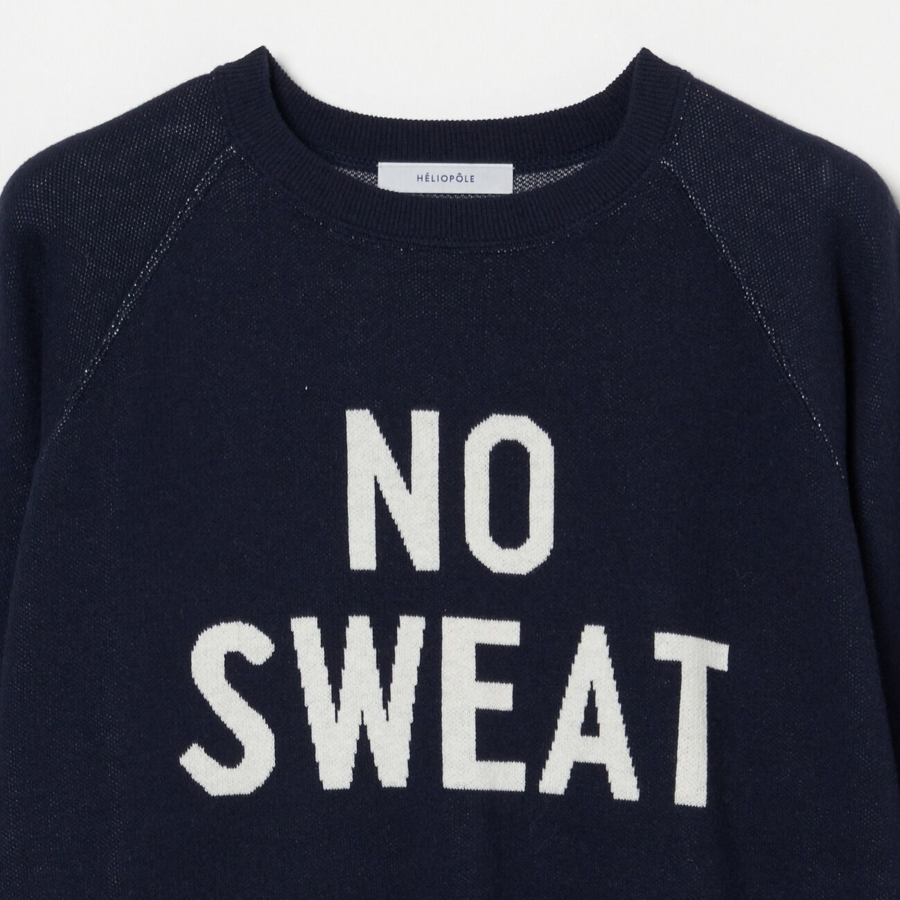 HELIOPOLE「HELIOPOLE DOUBLE JACQUARD LOGO KNIT」|ニット・セーター|