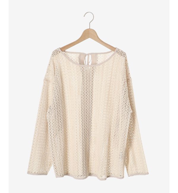 le.coeur blanc「クロシェ風レースプルオーバー」|プルオーバー|